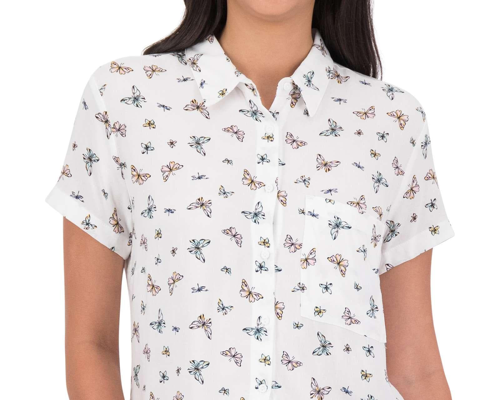 Foto 8 pulgar | Foto 7 | Blusa Estampada Manga Corta marca 18 Forever para Mujer
