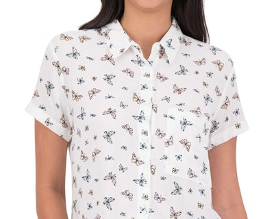 Foto 7 | Foto 7 | Blusa Estampada Manga Corta marca 18 Forever para Mujer