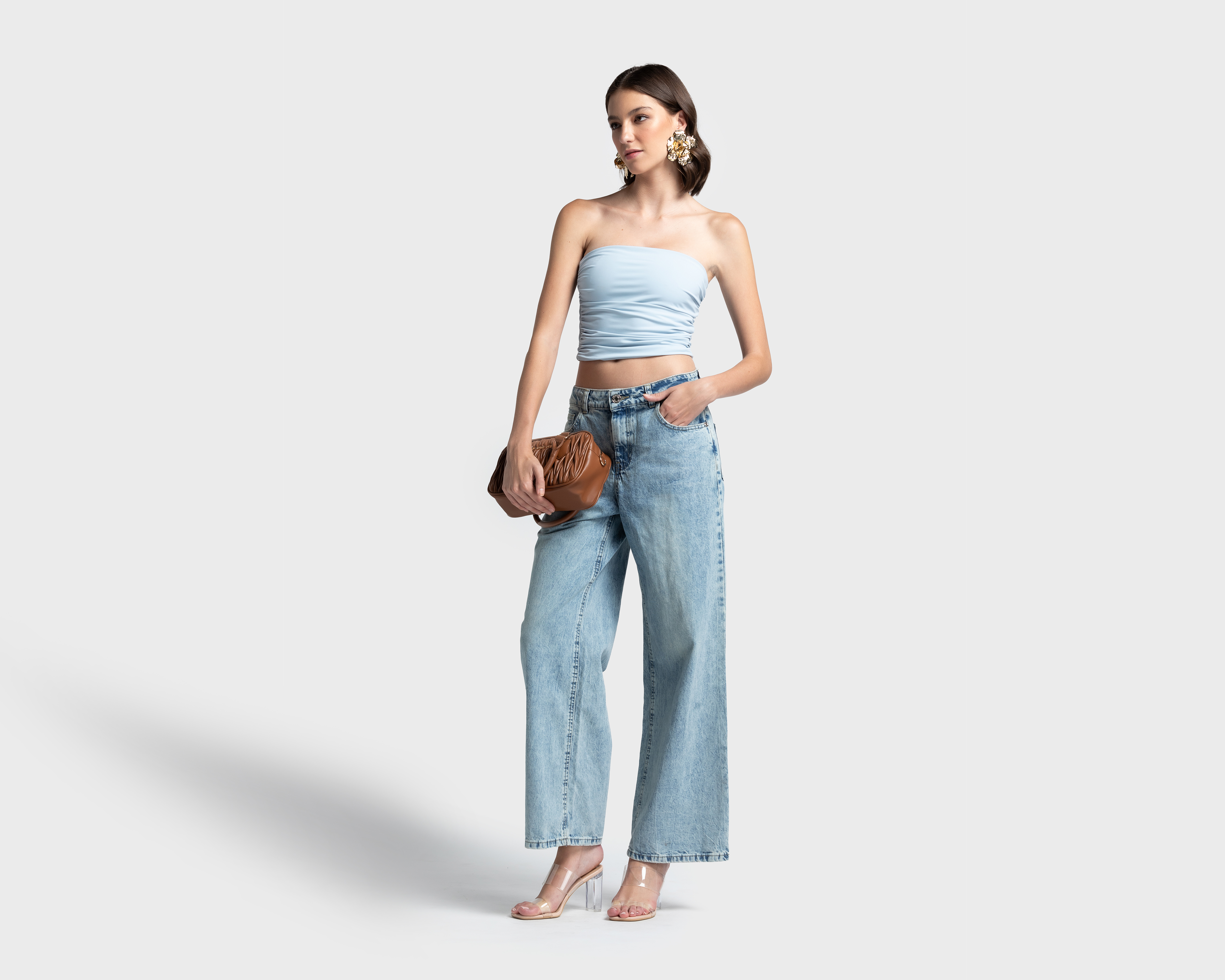 Foto 2 | Foto 2 | Jeans Wide Leg Refill para Mujer