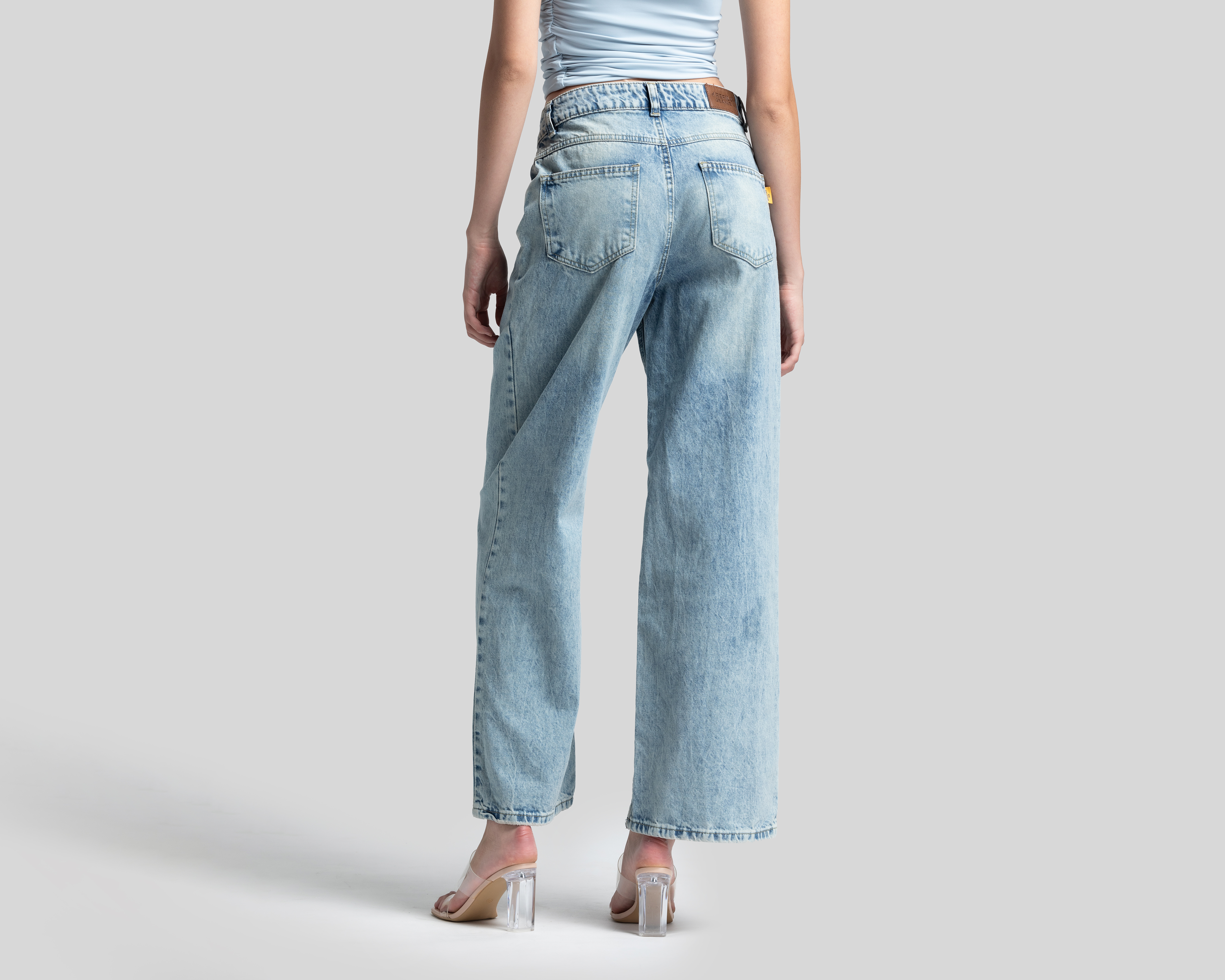Foto 3 | Foto 3 | Jeans Wide Leg Refill para Mujer