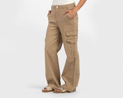 Foto 1 | Foto 1 | Pantalón Cargo Refill Caqui para Mujer