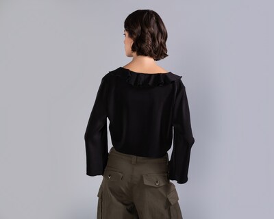 Foto 3 | Foto 3 | Blusa Thinner Negra para Mujer