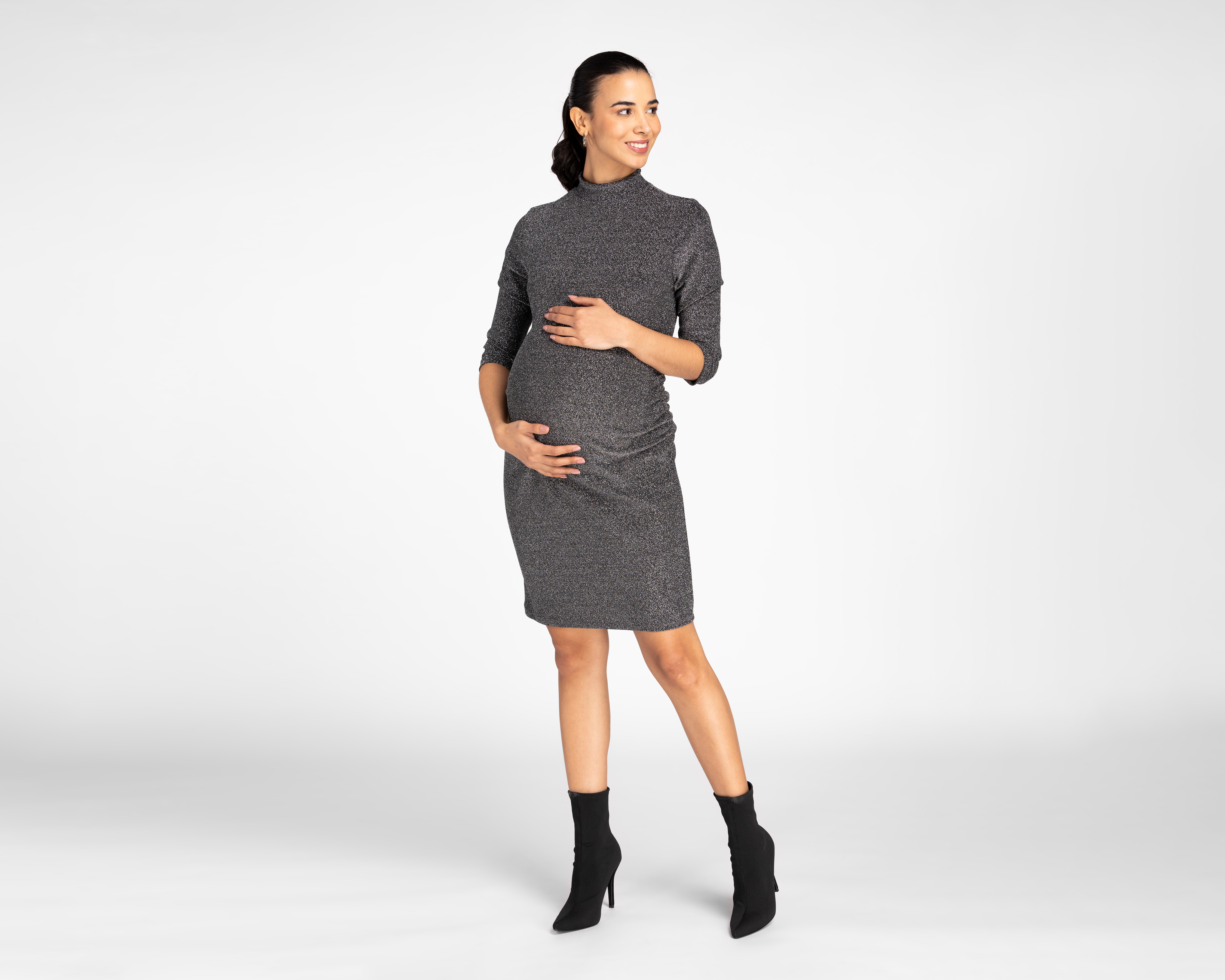 Foto 3 pulgar | Foto 2 | Vestido de Maternidad Mamá Bella Manga 3/4