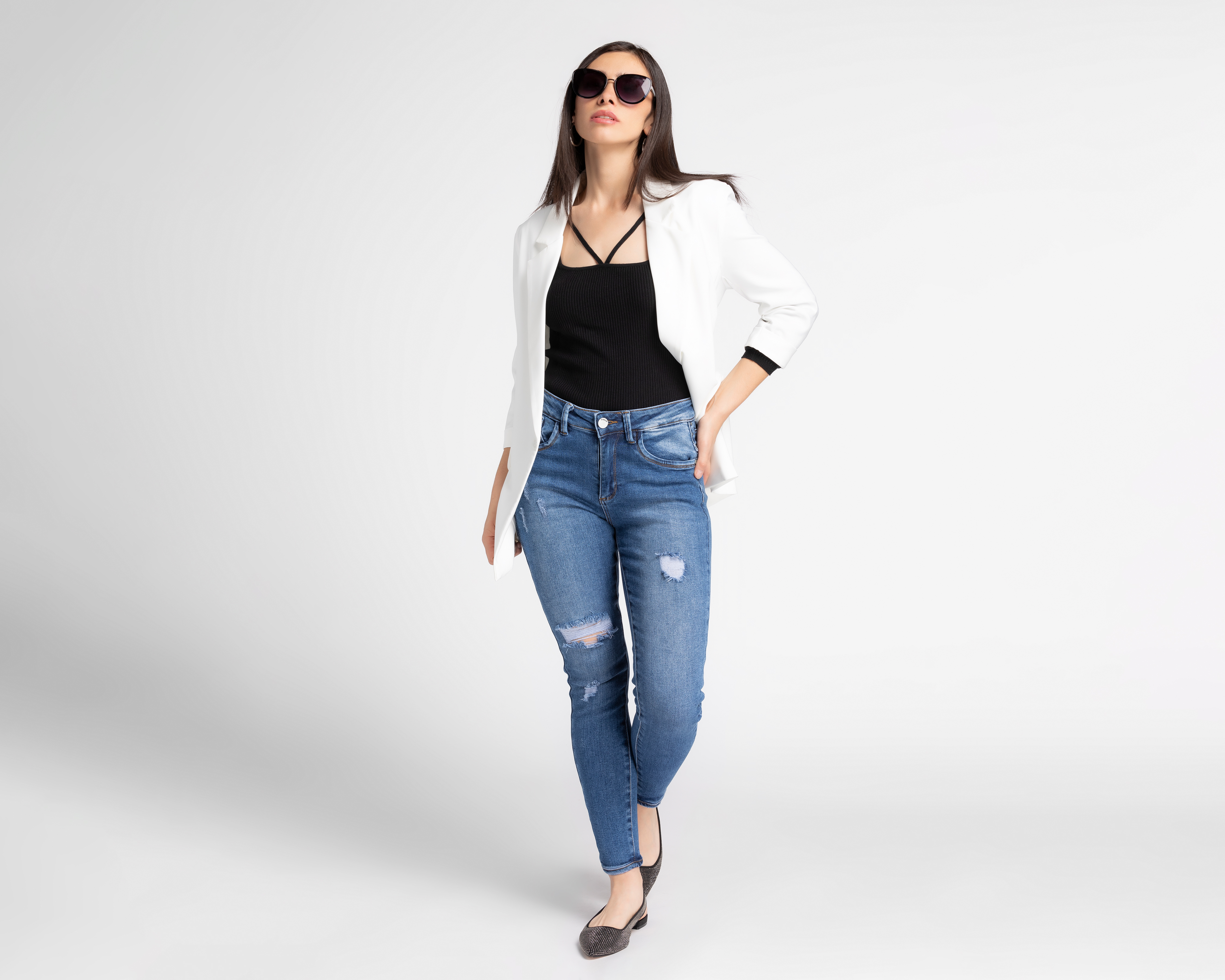 Foto 3 pulgar | Foto 2 | Jeans Skinny Fit Bebe para Mujer