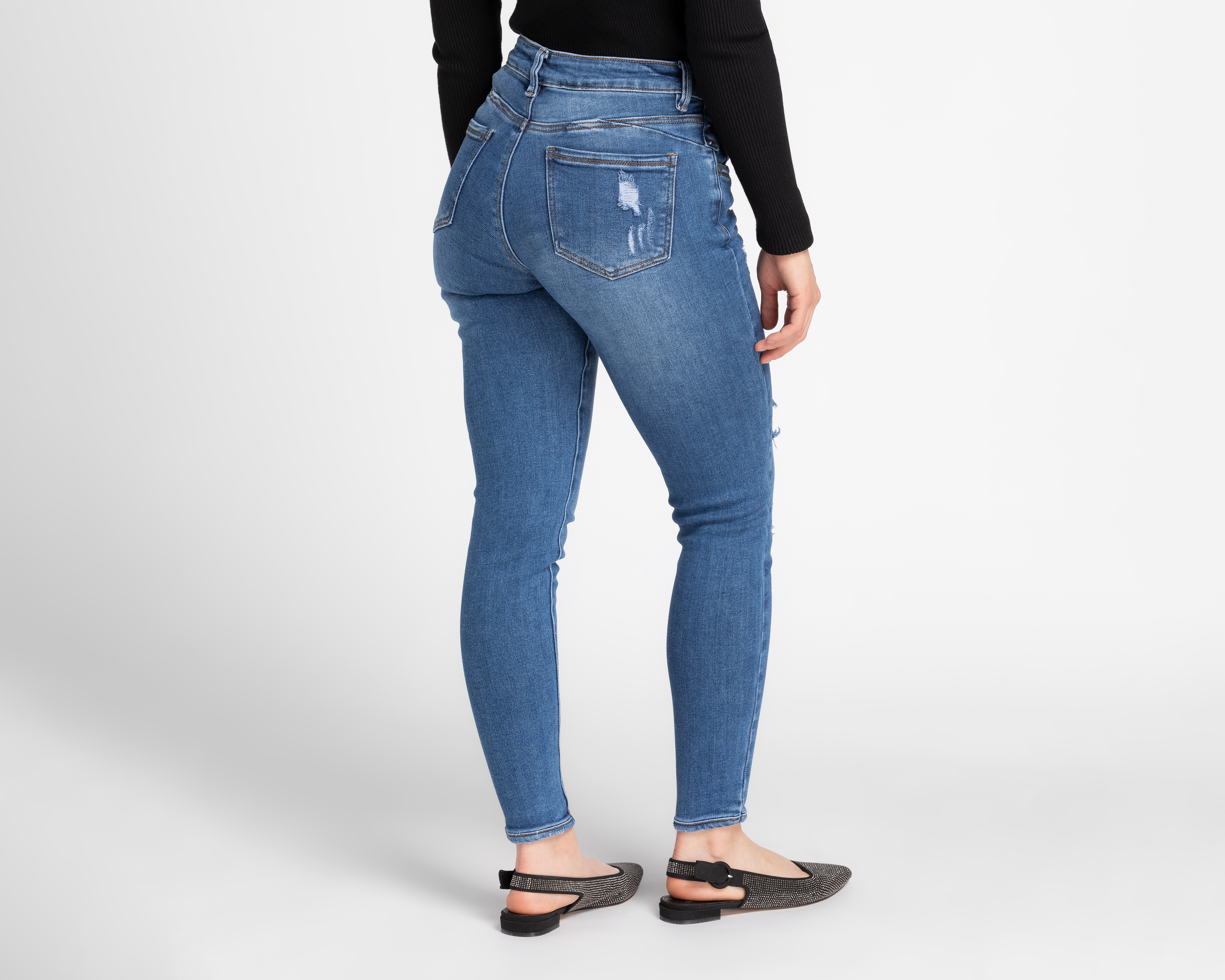 Foto 4 pulgar | Foto 3 | Jeans Skinny Fit Bebe para Mujer