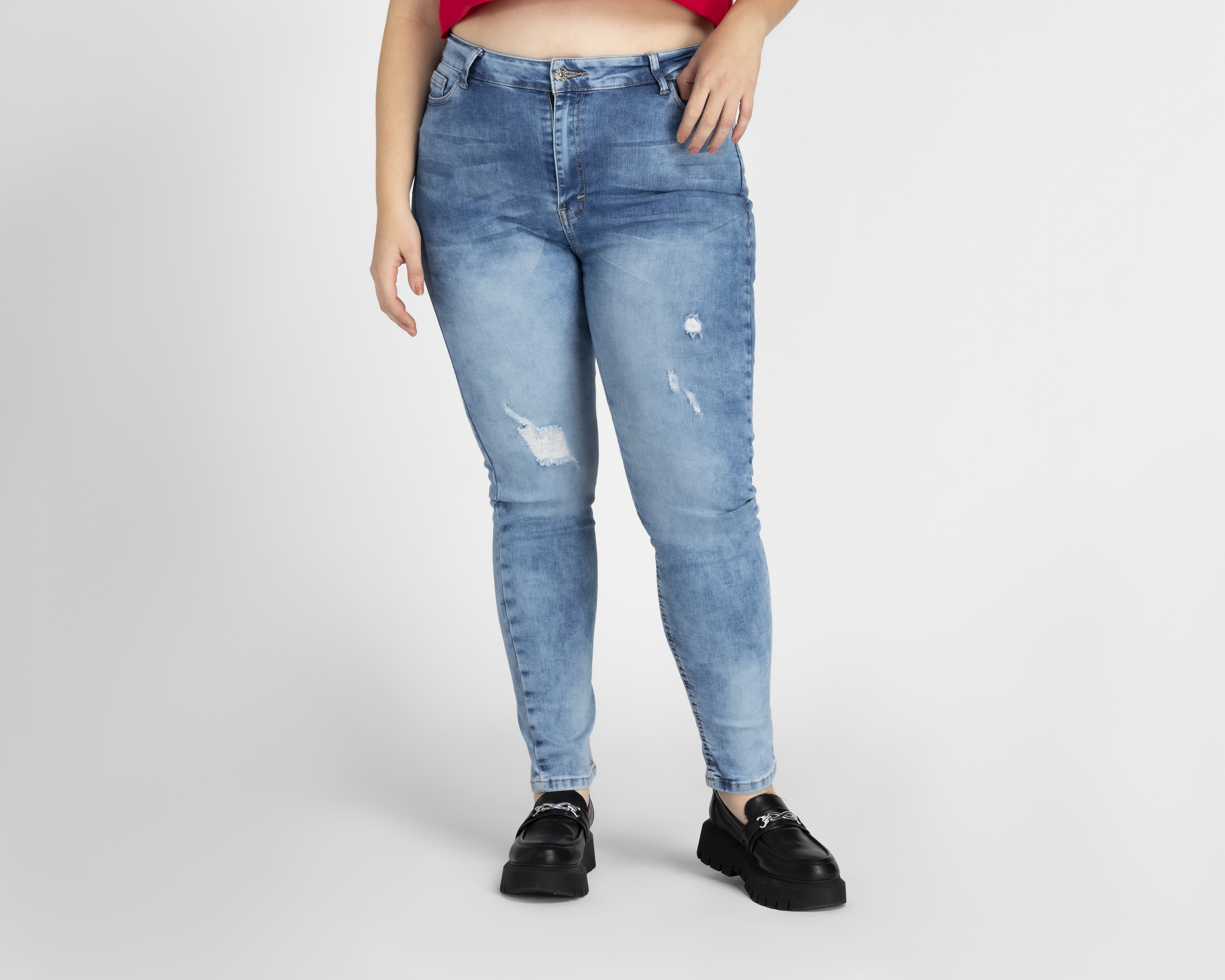 Foto 4 | Foto 4 | Jeans Skinny Fit 18 Forever para Mujer