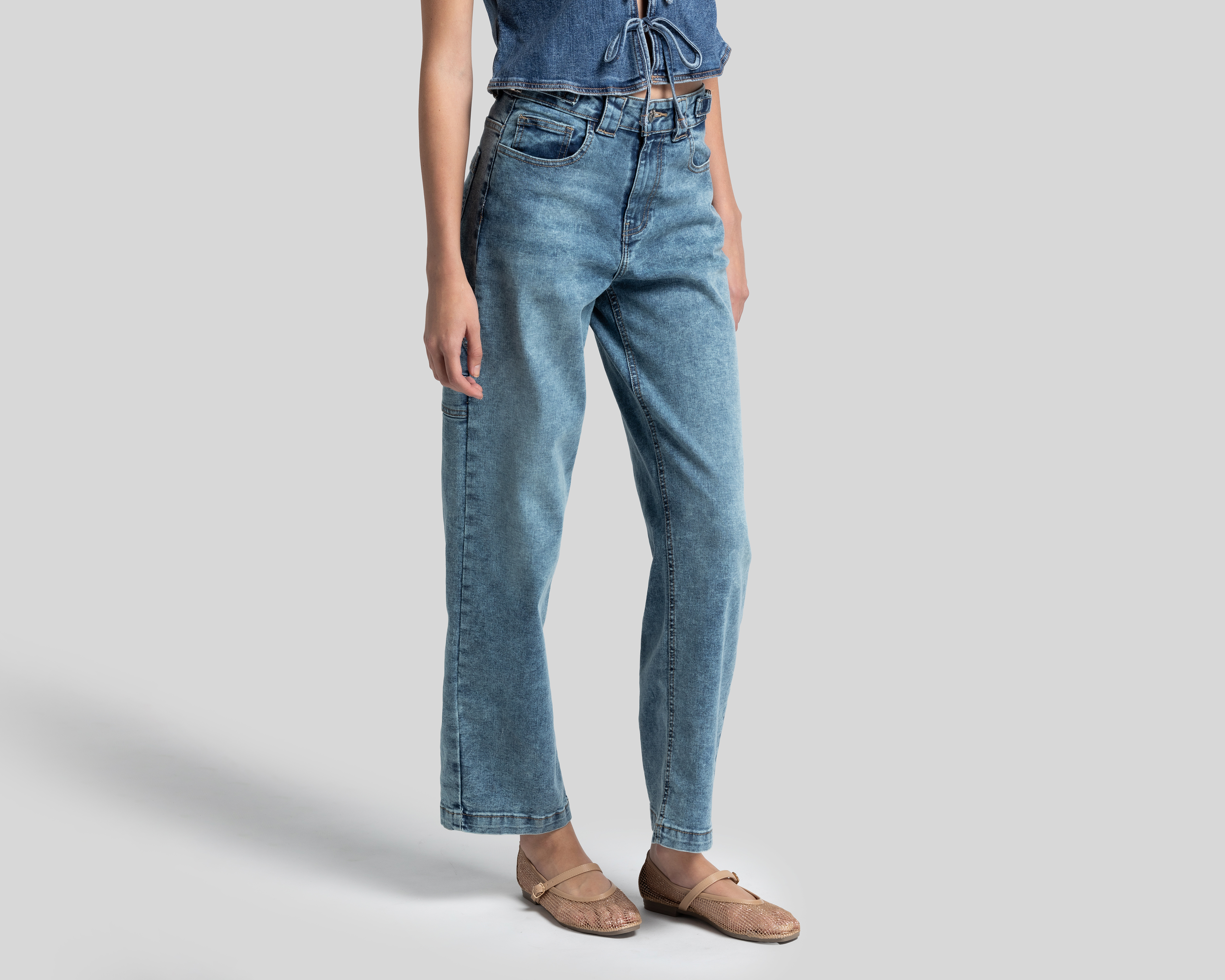 Jeans Mom Refill para Mujer