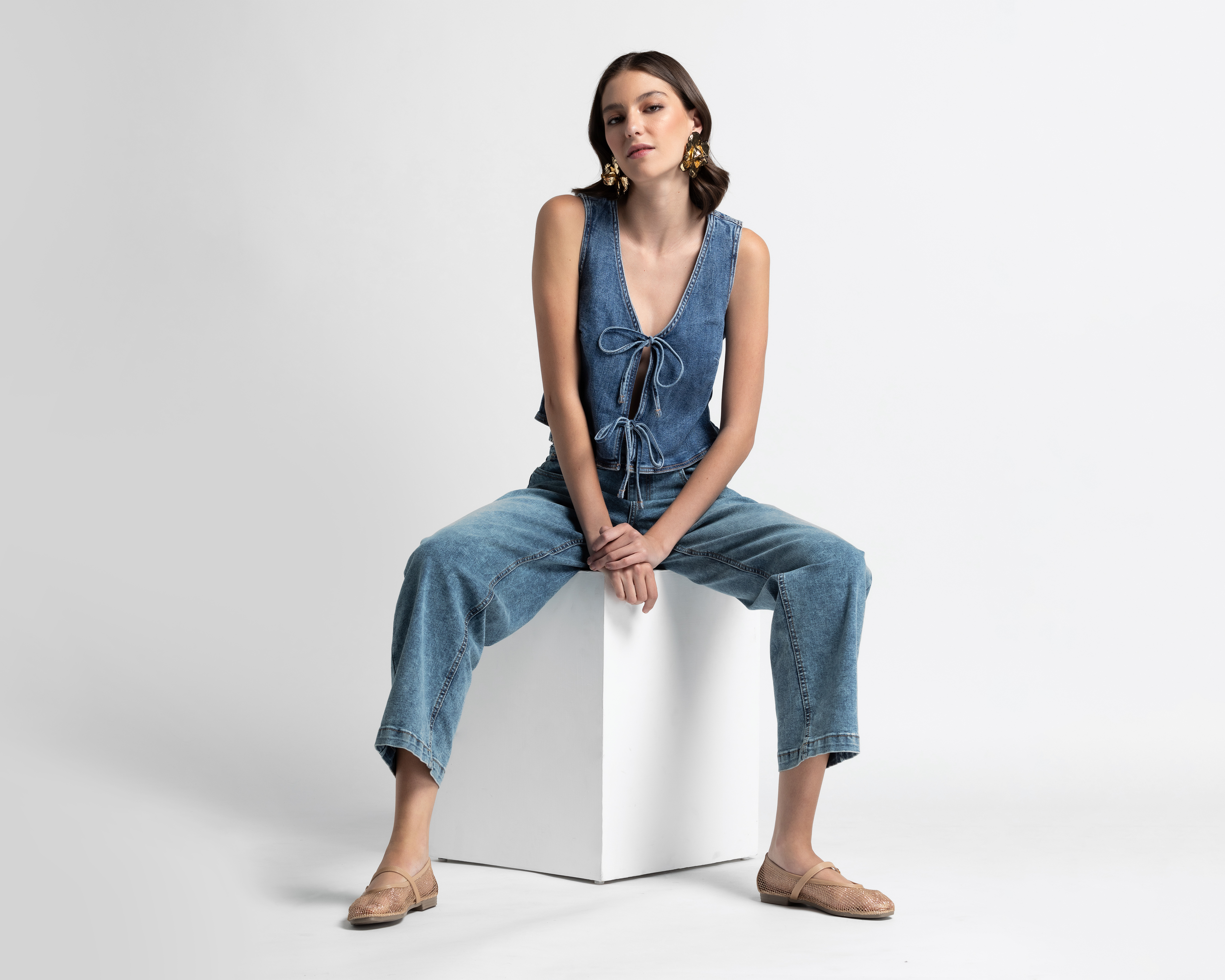 Foto 3 pulgar | Foto 2 | Jeans Mom Refill para Mujer