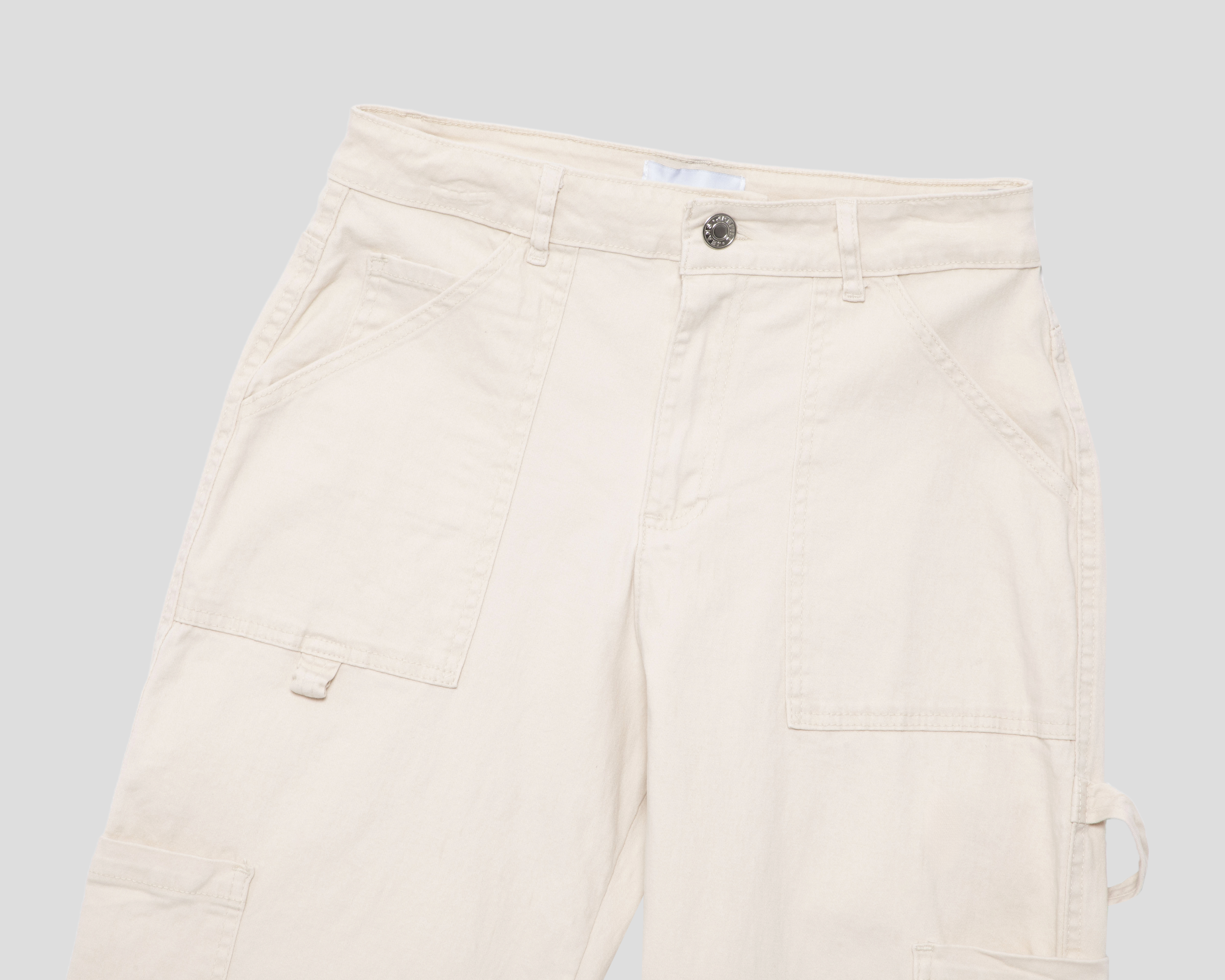 Foto 4 pulgar | Foto 3 | Pantalón Cargo Refill Beige para Mujer
