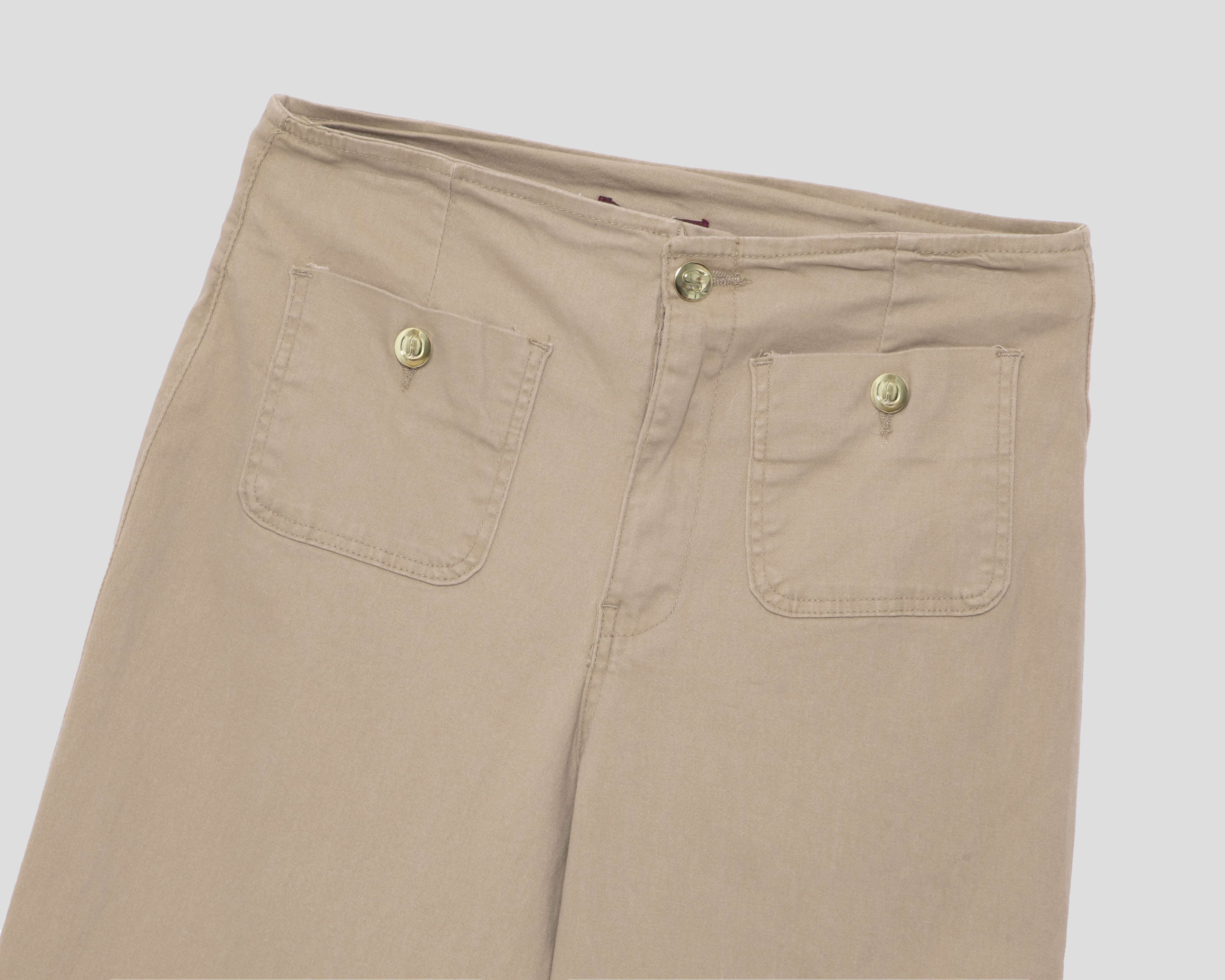 Foto 4 pulgar | Foto 3 | Pantalón Capri Sahara de Gabardina para Mujer