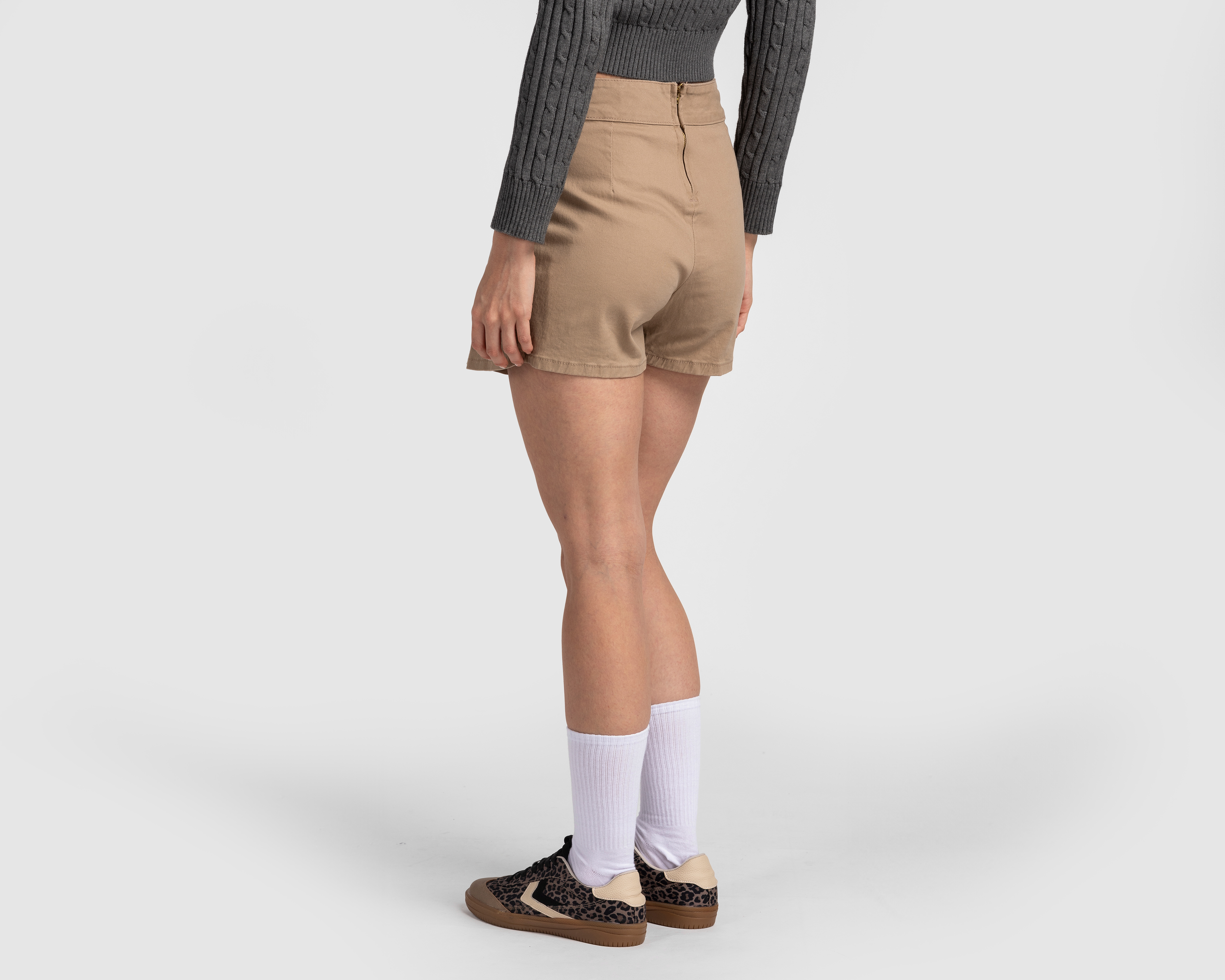 Foto 3 | Foto 3 | Short Falda Refill de Gabardina para Mujer