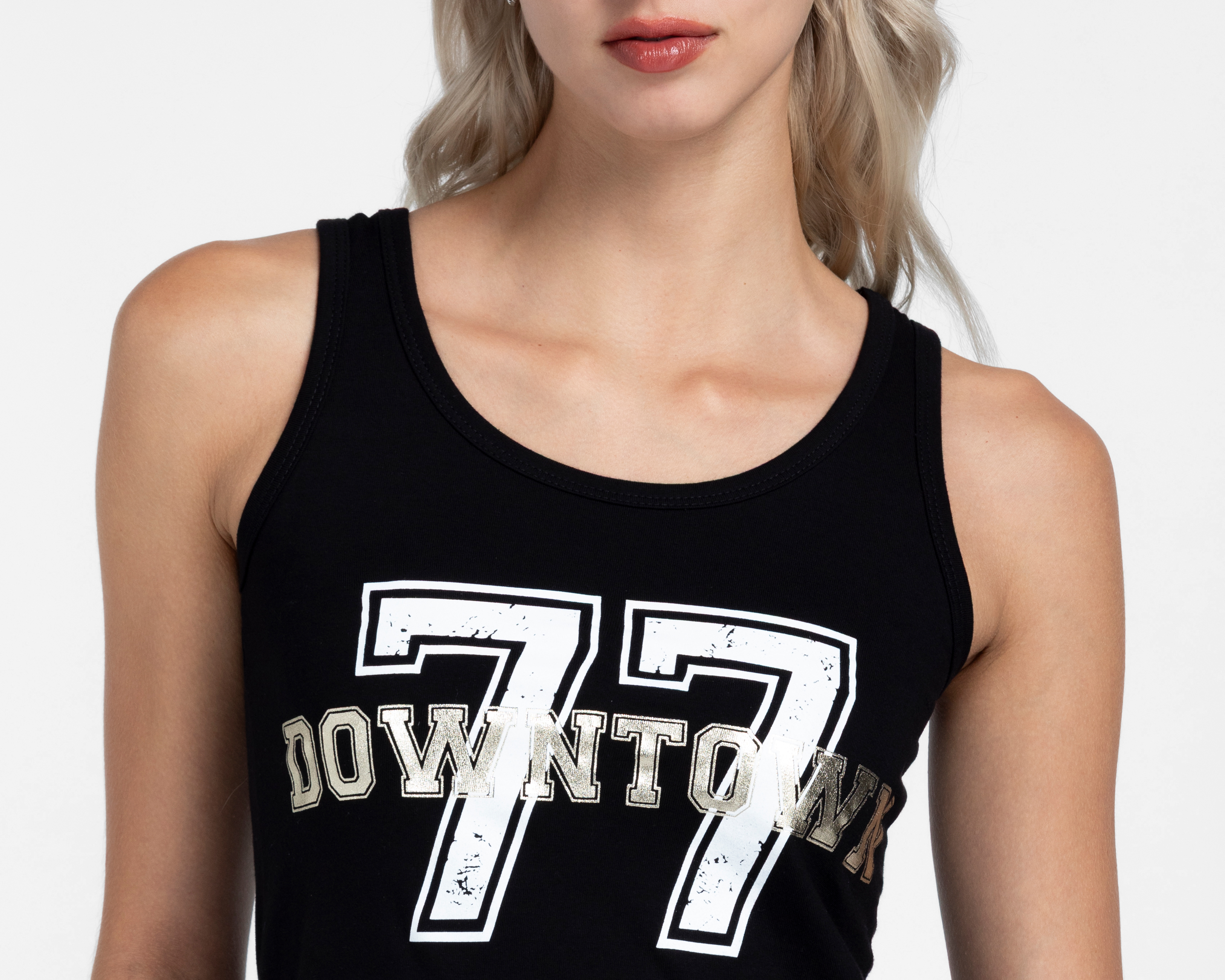 Foto 5 pulgar | Foto 4 | Playera sin Manga Refill para Mujer