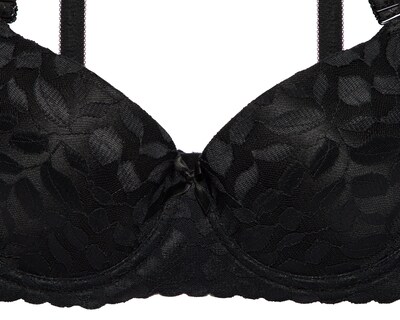 Foto 4 | Foto 4 | Brasier de Encaje Eva tu Estilo Íntimo Media Copa para Mujer 3 Pack
