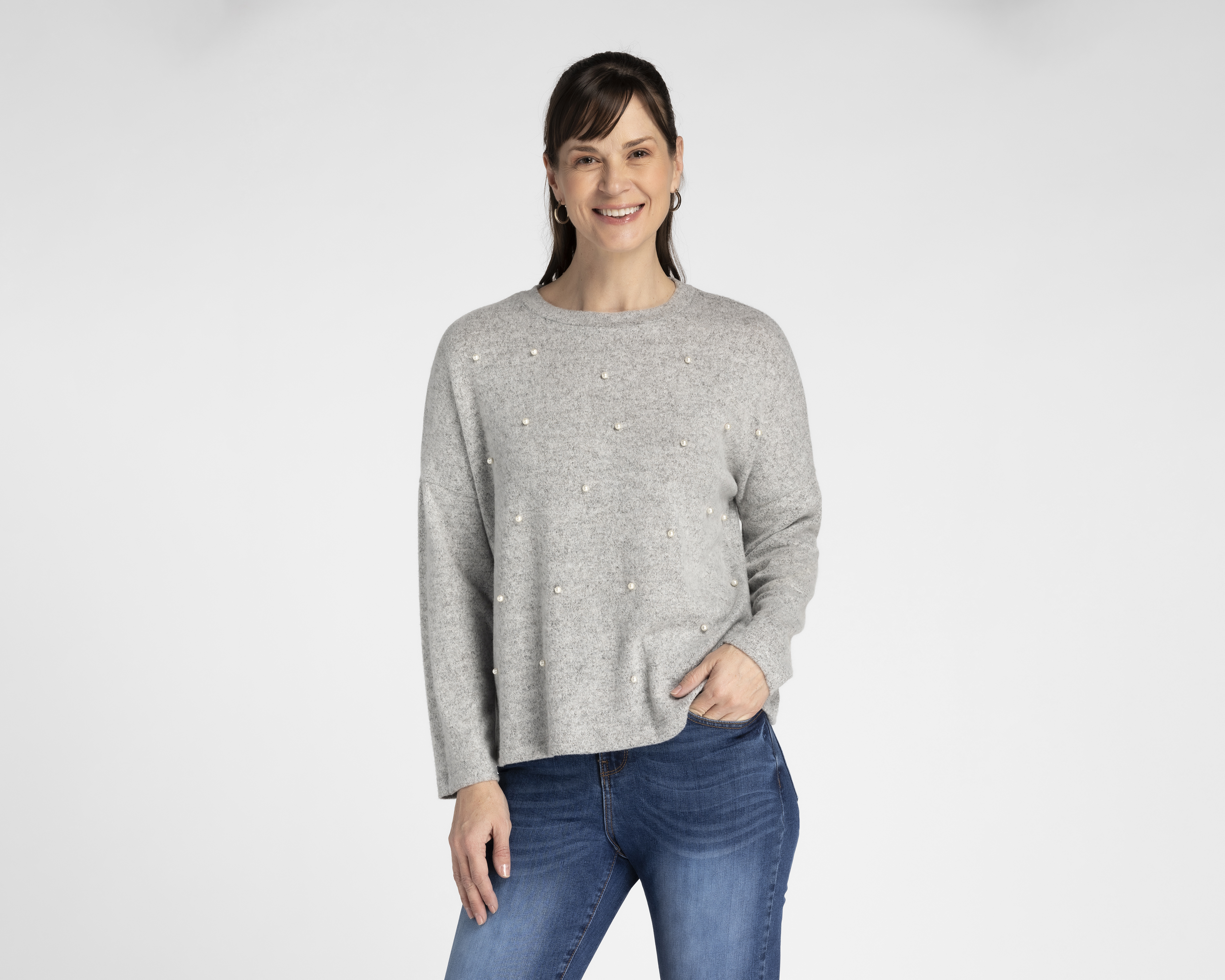 Foto 1 | Foto 1 | Blusa Sahara Manga Larga con Perlas