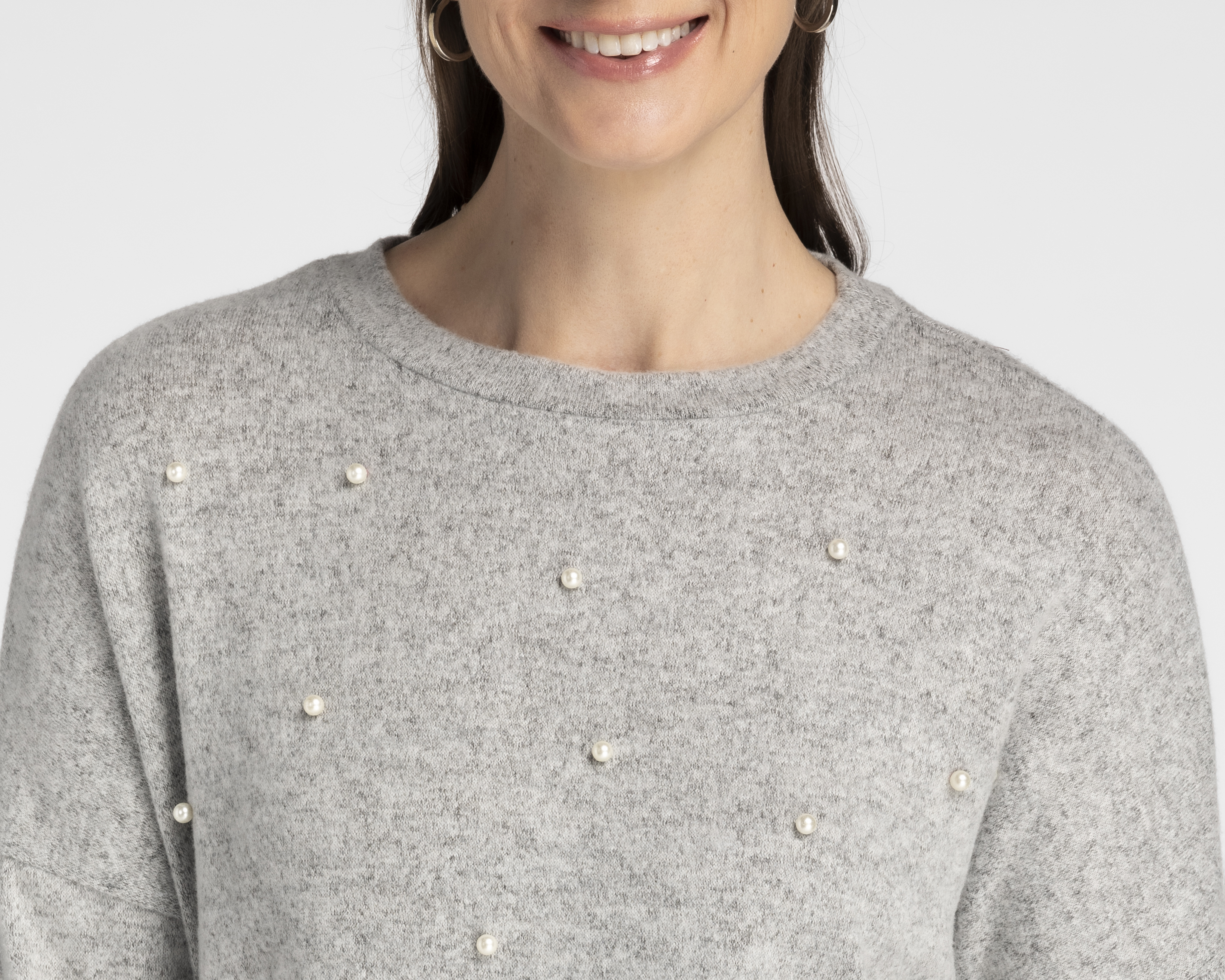 Foto 5 pulgar | Foto 4 | Blusa Sahara Manga Larga con Perlas