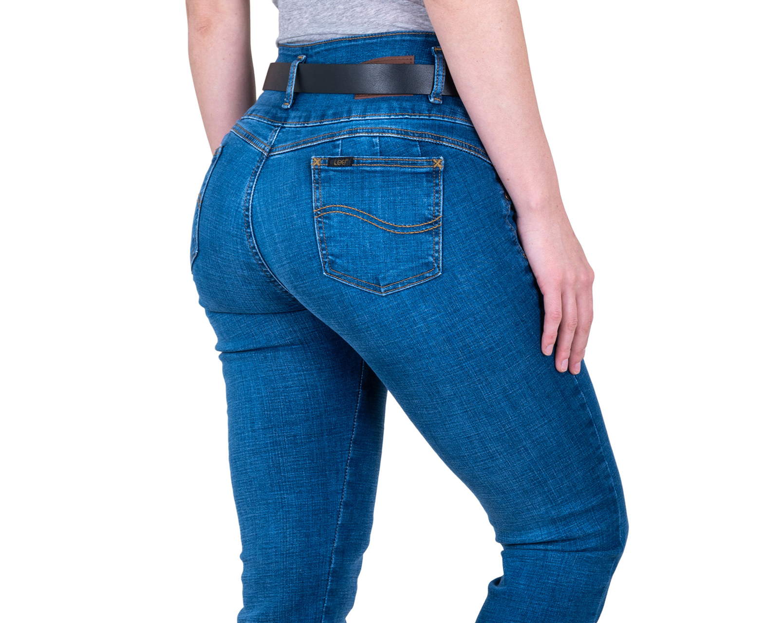 Foto 6 pulgar | Foto 5 | Jeans Recto Lee para Mujer