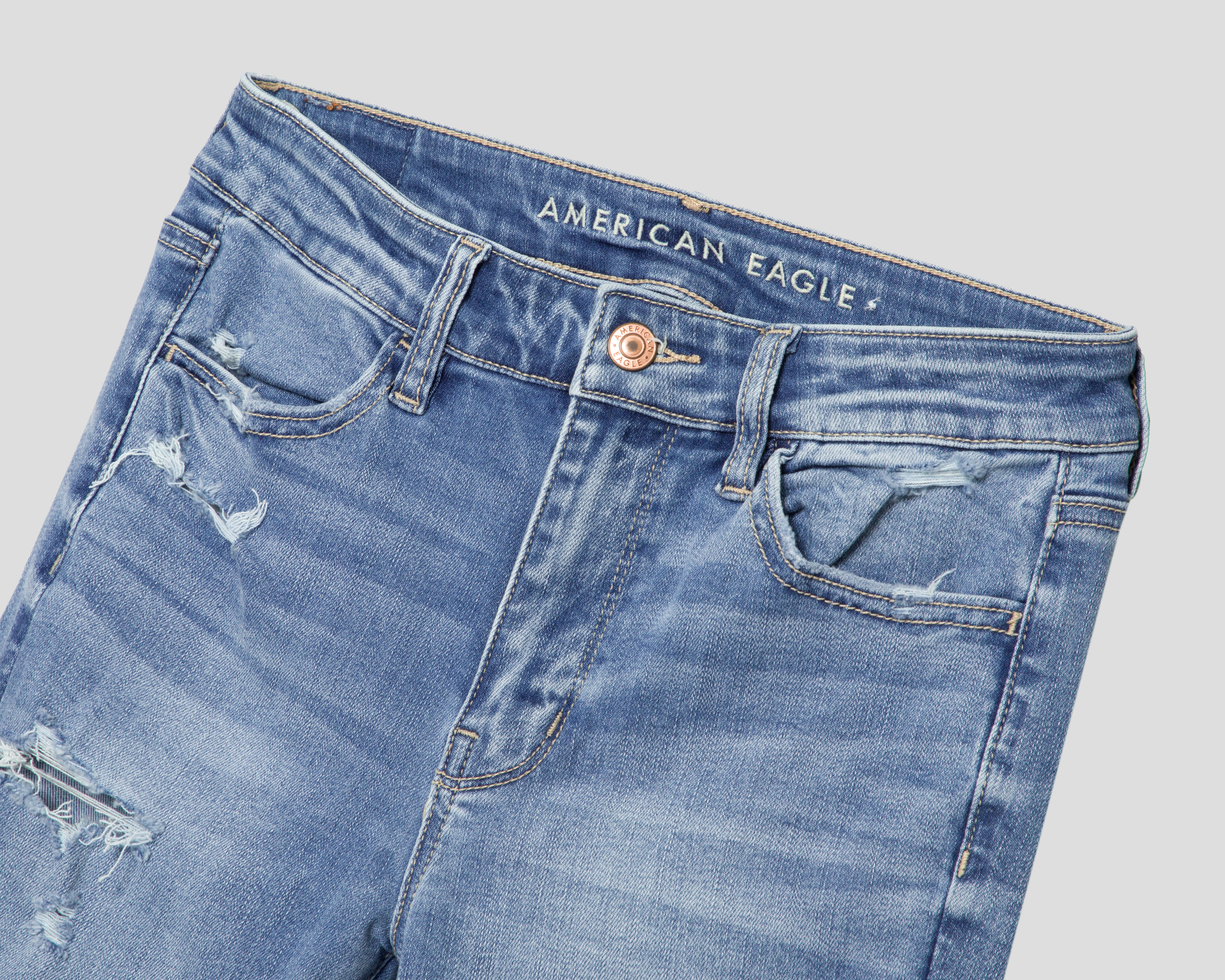 Foto 4 pulgar | Foto 3 | Jeans Skinny American Eagle High Rise Jegging para Mujer