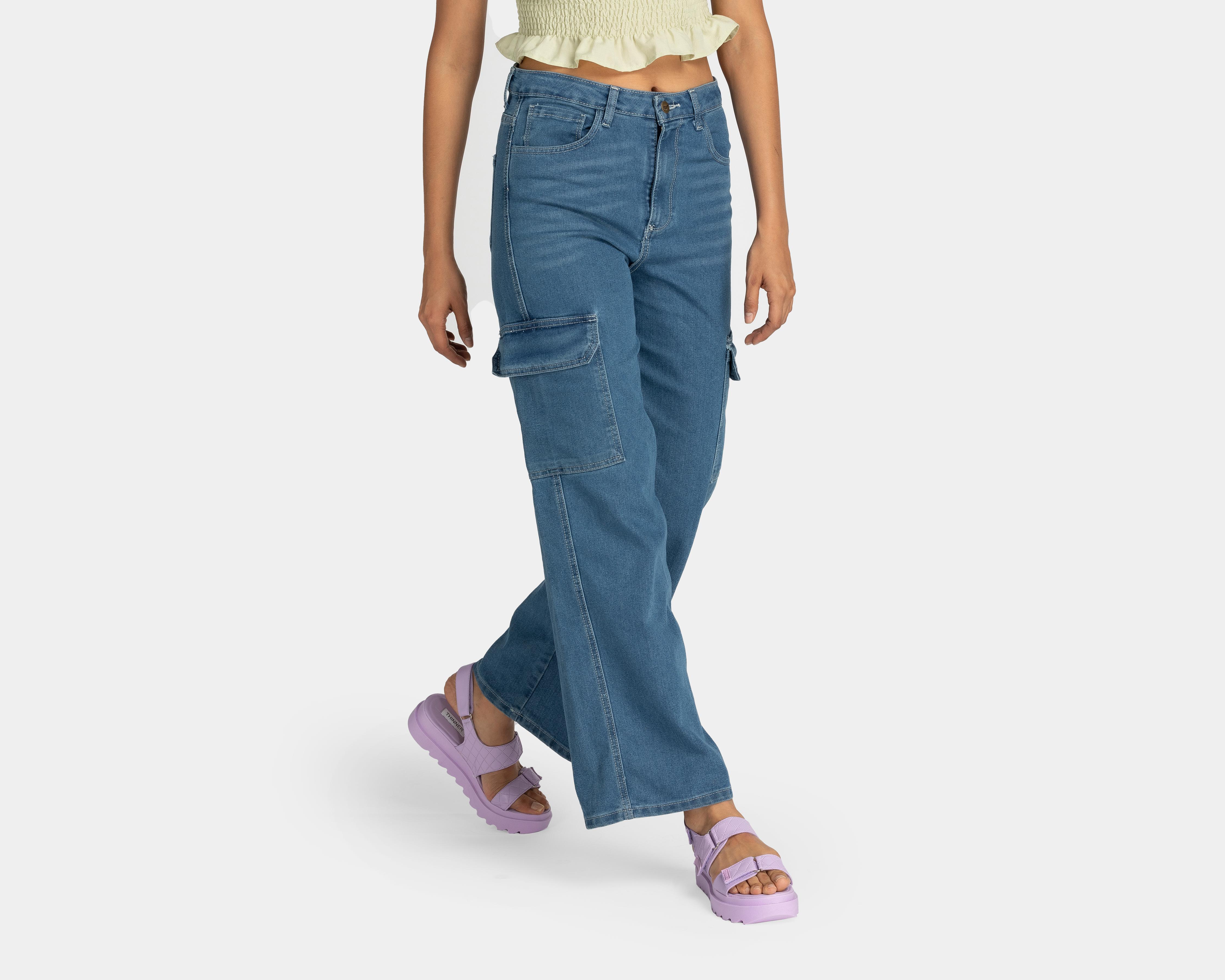 Jeans Recto Refill para Mujer