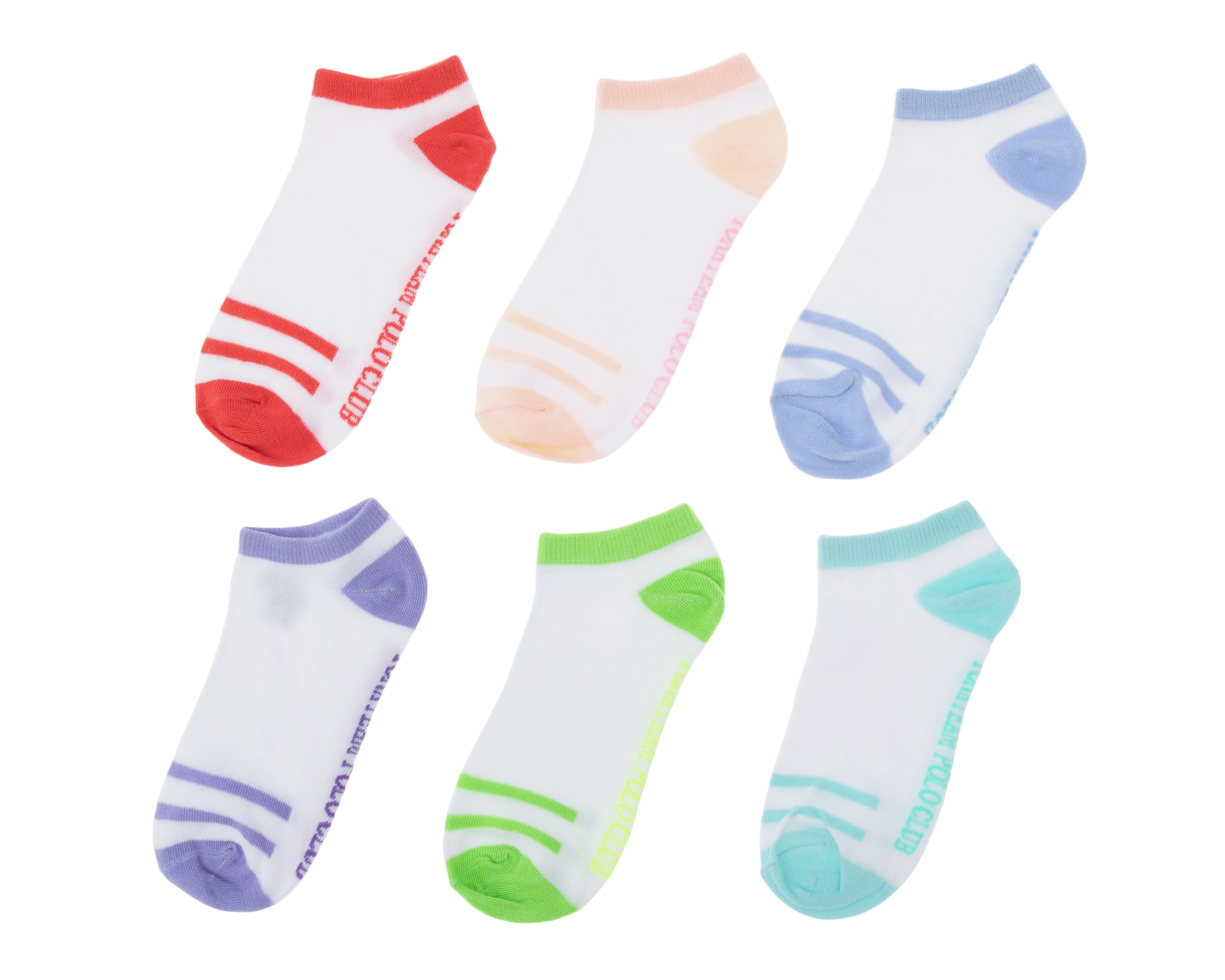 Calcetas de Moda York Team Polo Club para Mujer 6 Pares