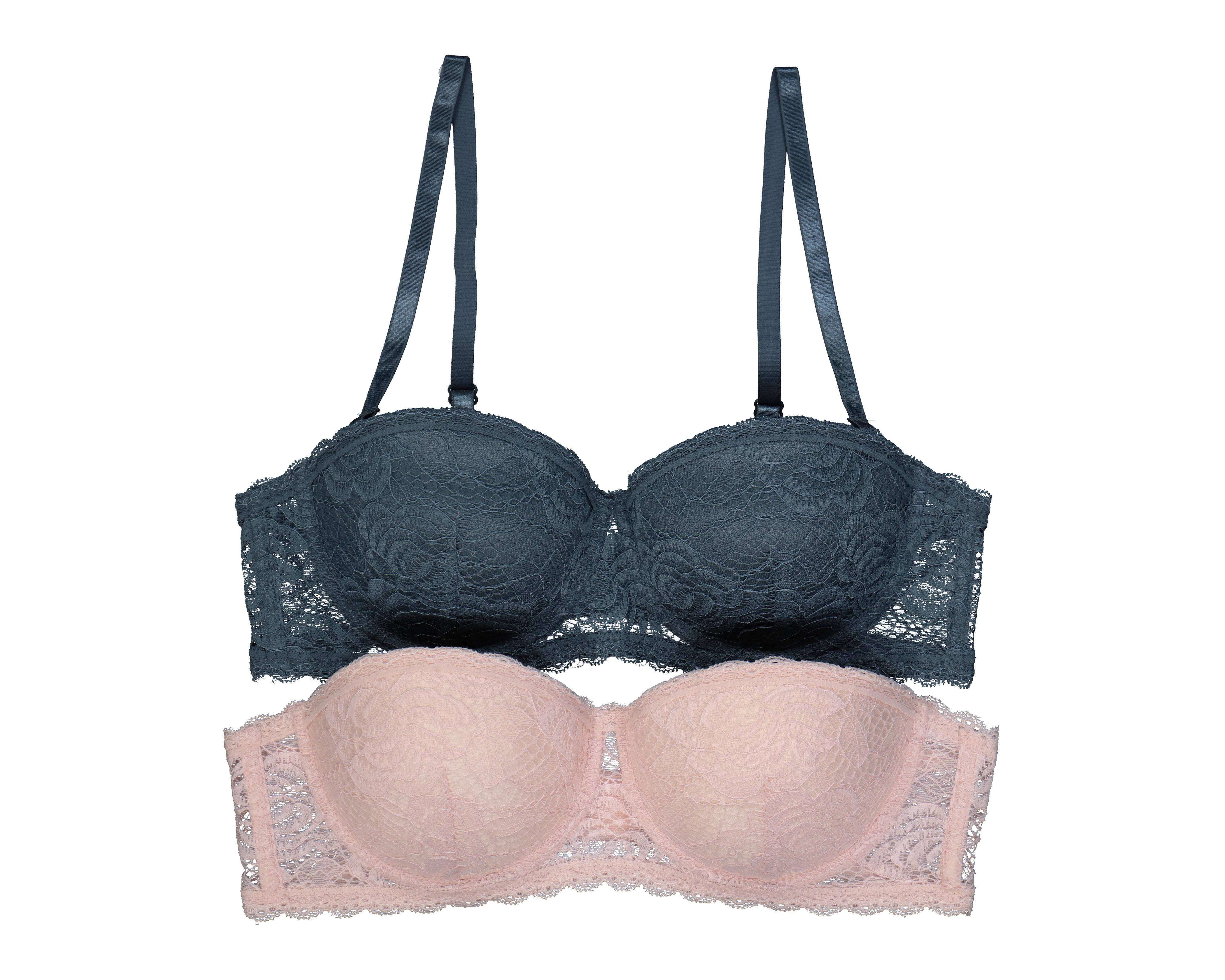 Brasier con Encaje Beauty Secret Media Copa para Mujer 2 Pack