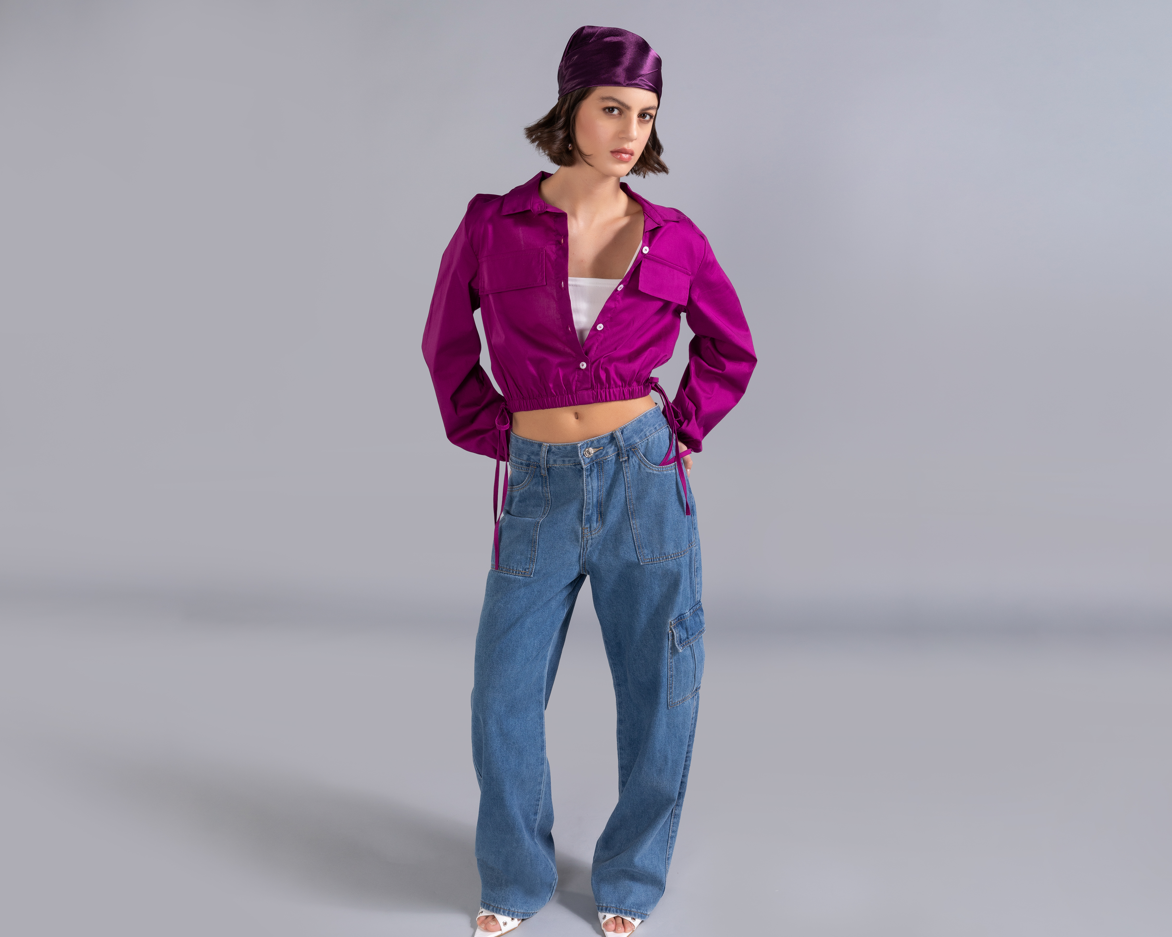 Blusa Thinner Manga Larga para Mujer
