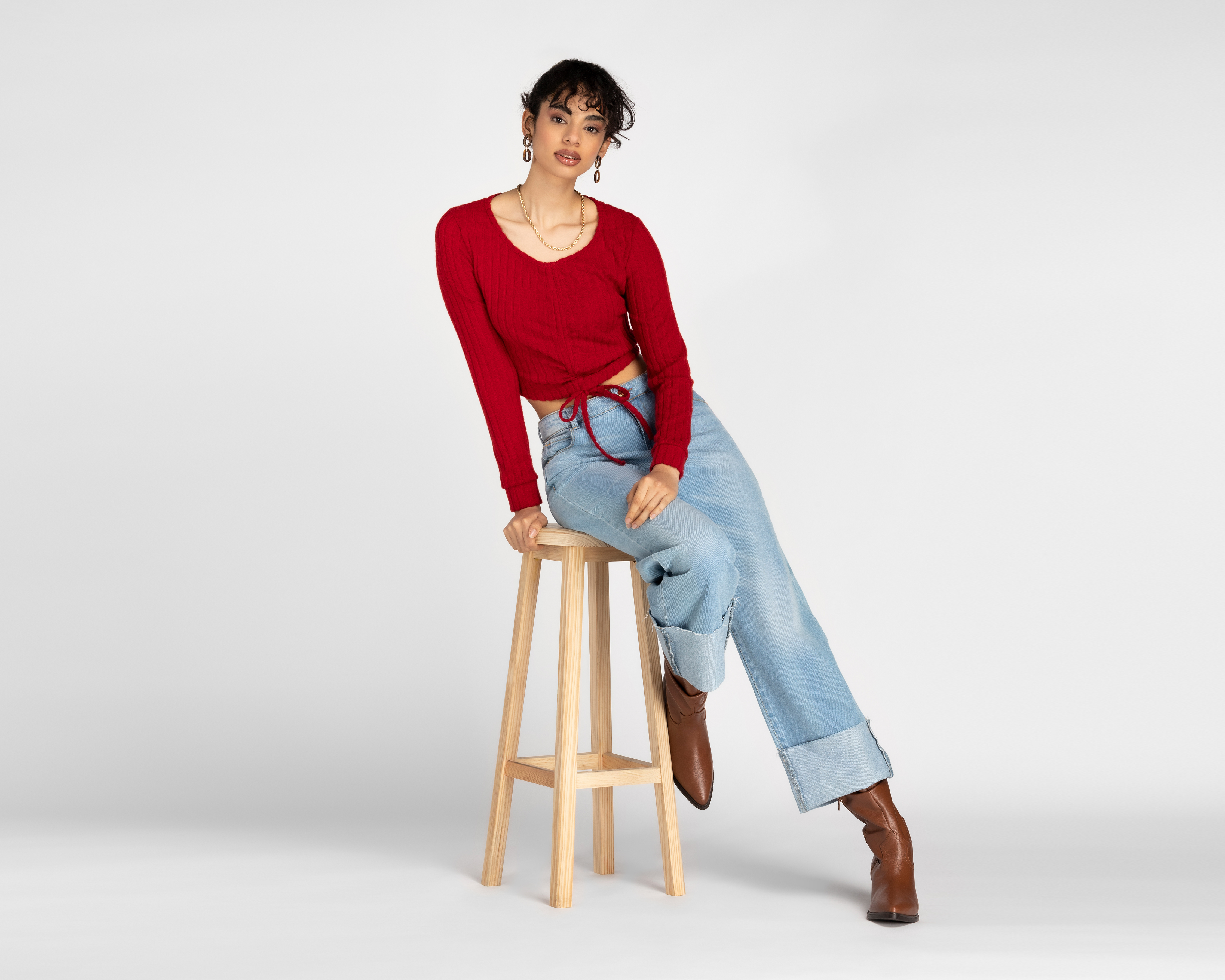 Foto 2 | Foto 2 | Blusa Refill Manga Larga con Jareta