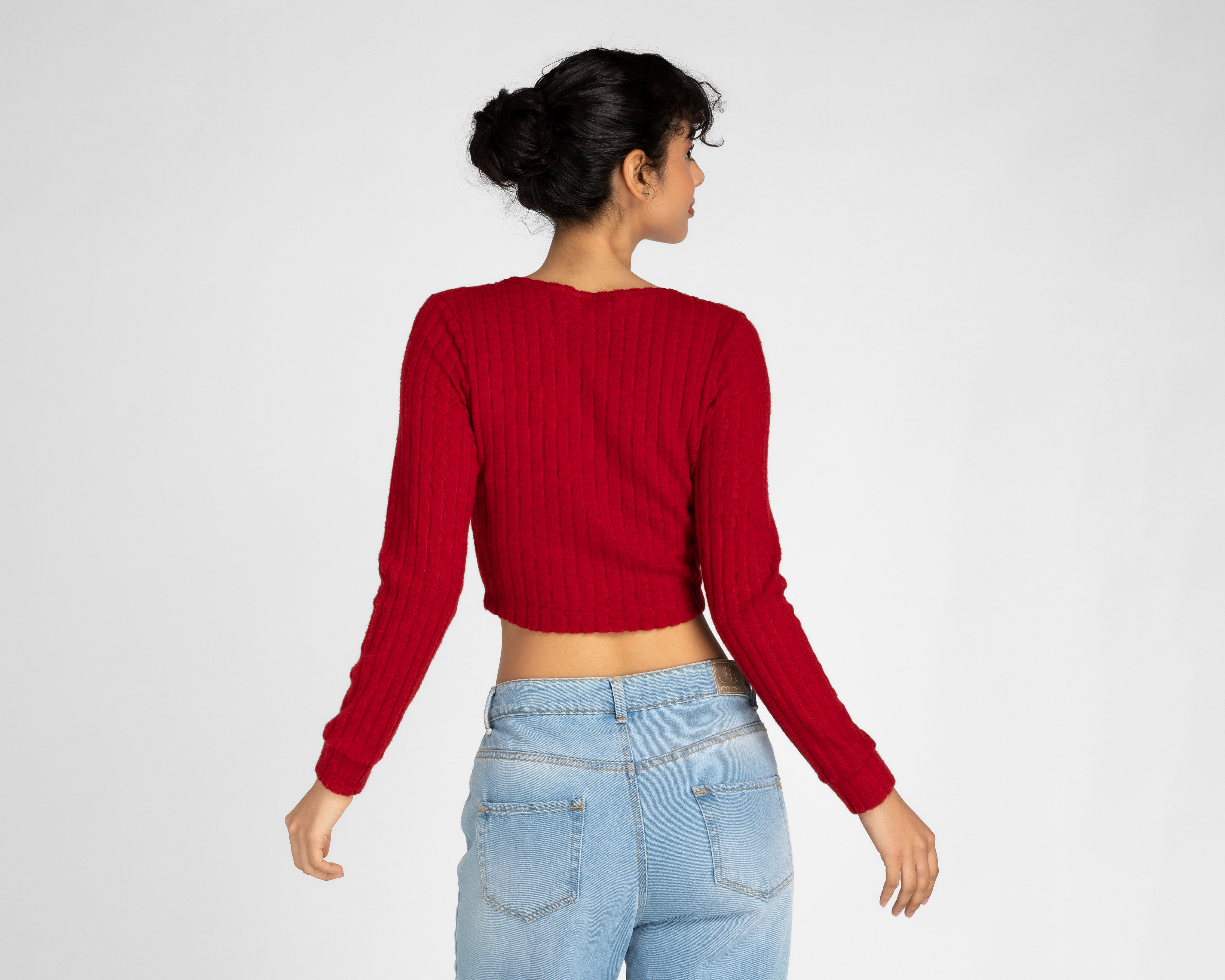 Foto 4 pulgar | Foto 3 | Blusa Refill Manga Larga con Jareta