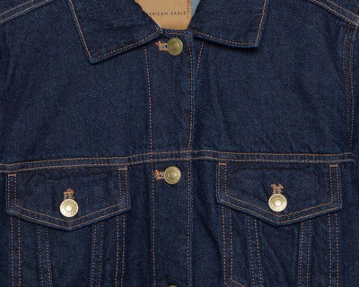 Foto 3 | Foto 3 | Chamarra de Mezclilla Azul American Eagle para Mujer
