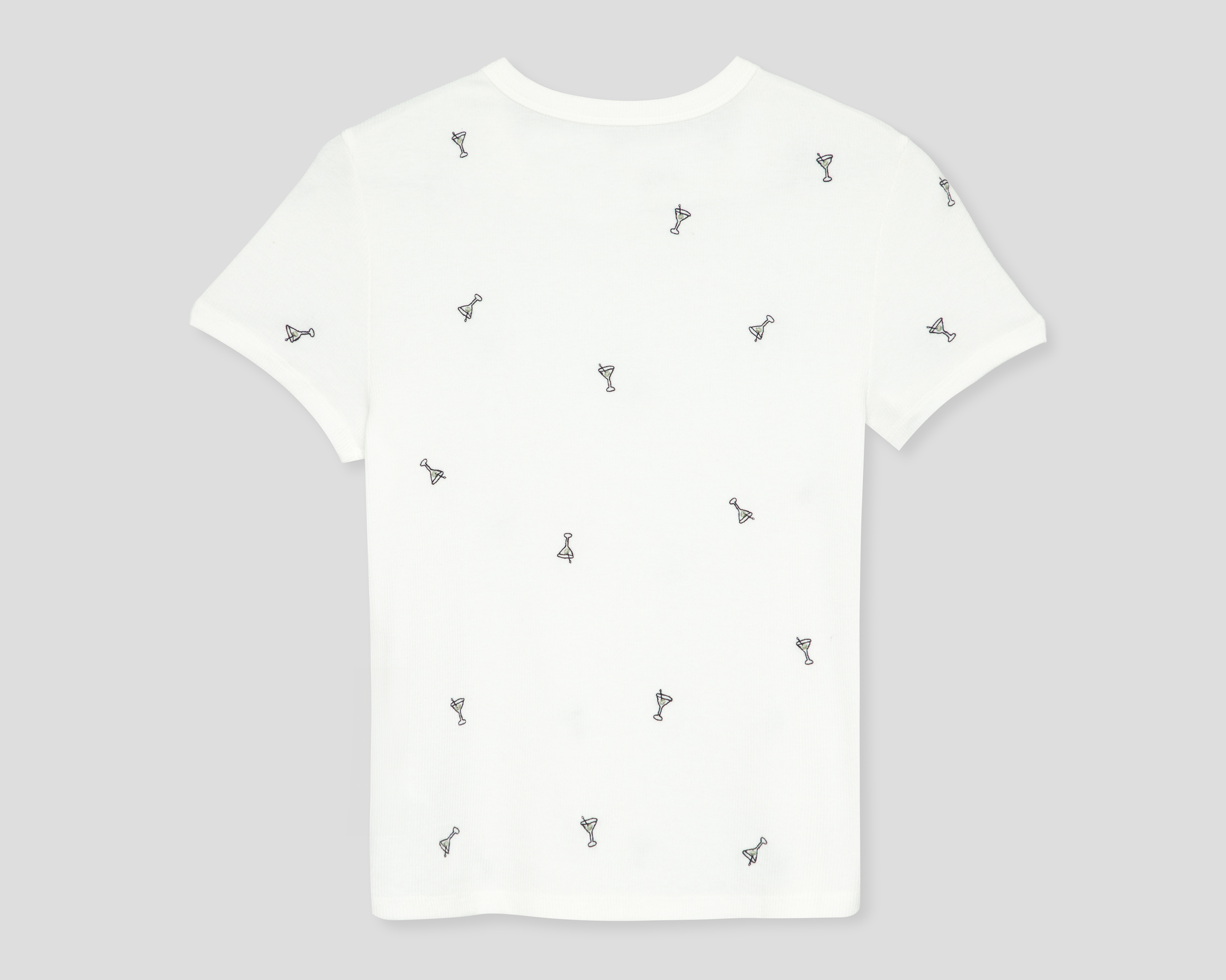 Foto 3 pulgar | Foto 2 | Playera American Eagle Blanca para Mujer