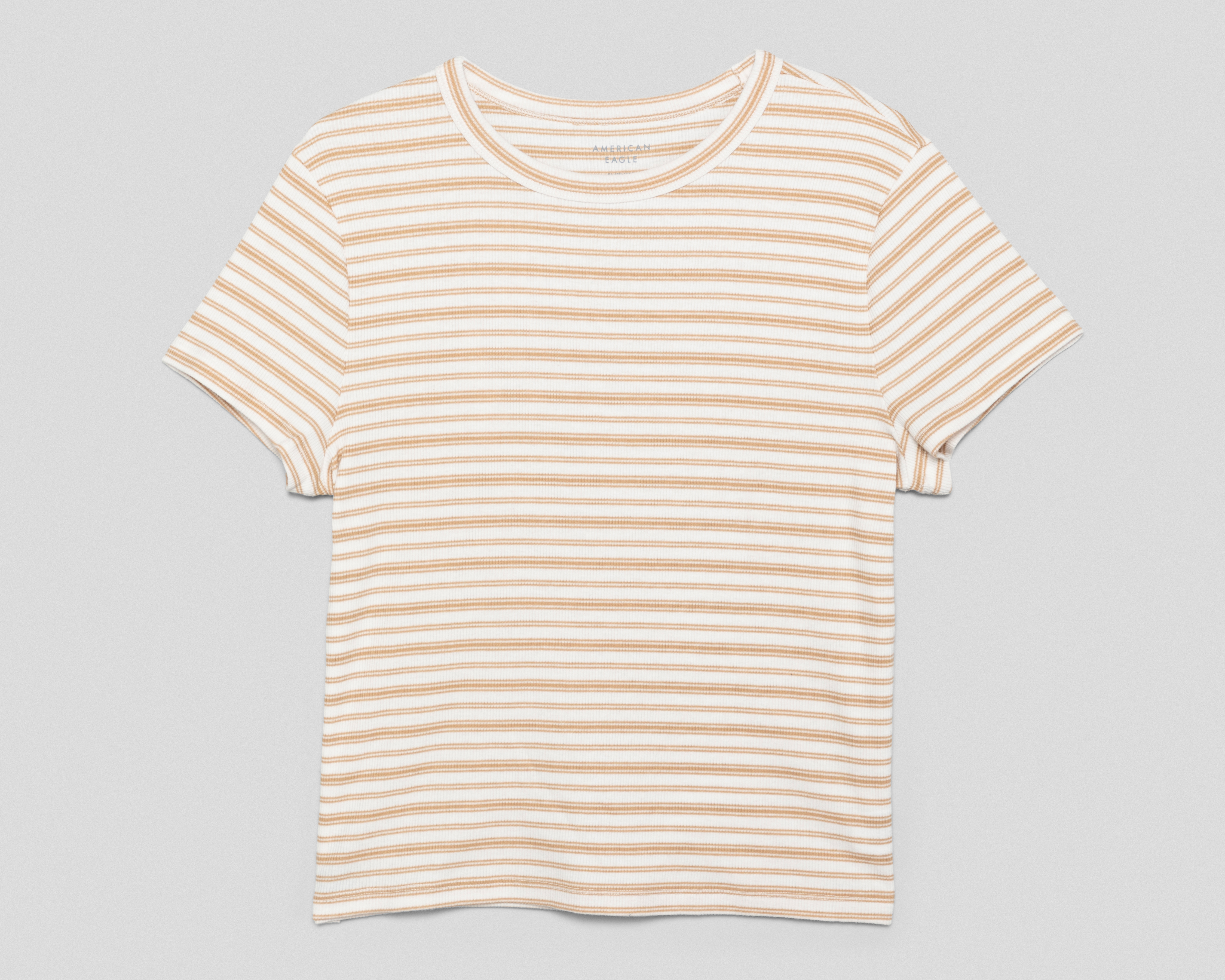 Foto 2 pulgar | Foto 1 | Playera a Rayas American Eagle para Mujer