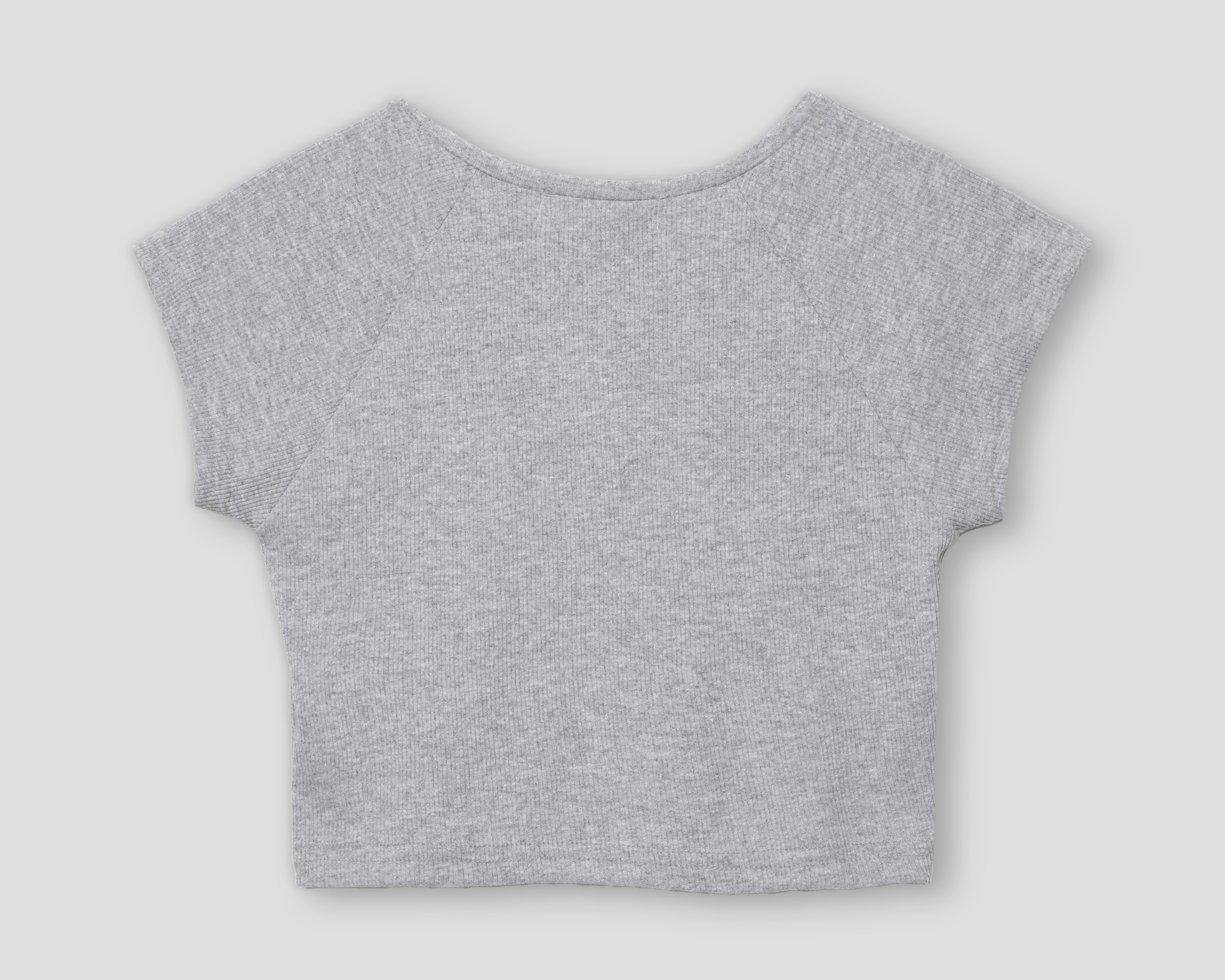 Foto 3 pulgar | Foto 2 | Playera Gris Refill para Mujer