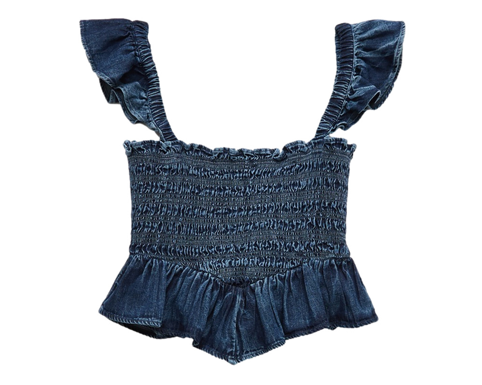 Foto 5 pulgar | Foto 4 | Blusa Azul American Eagle para Mujer