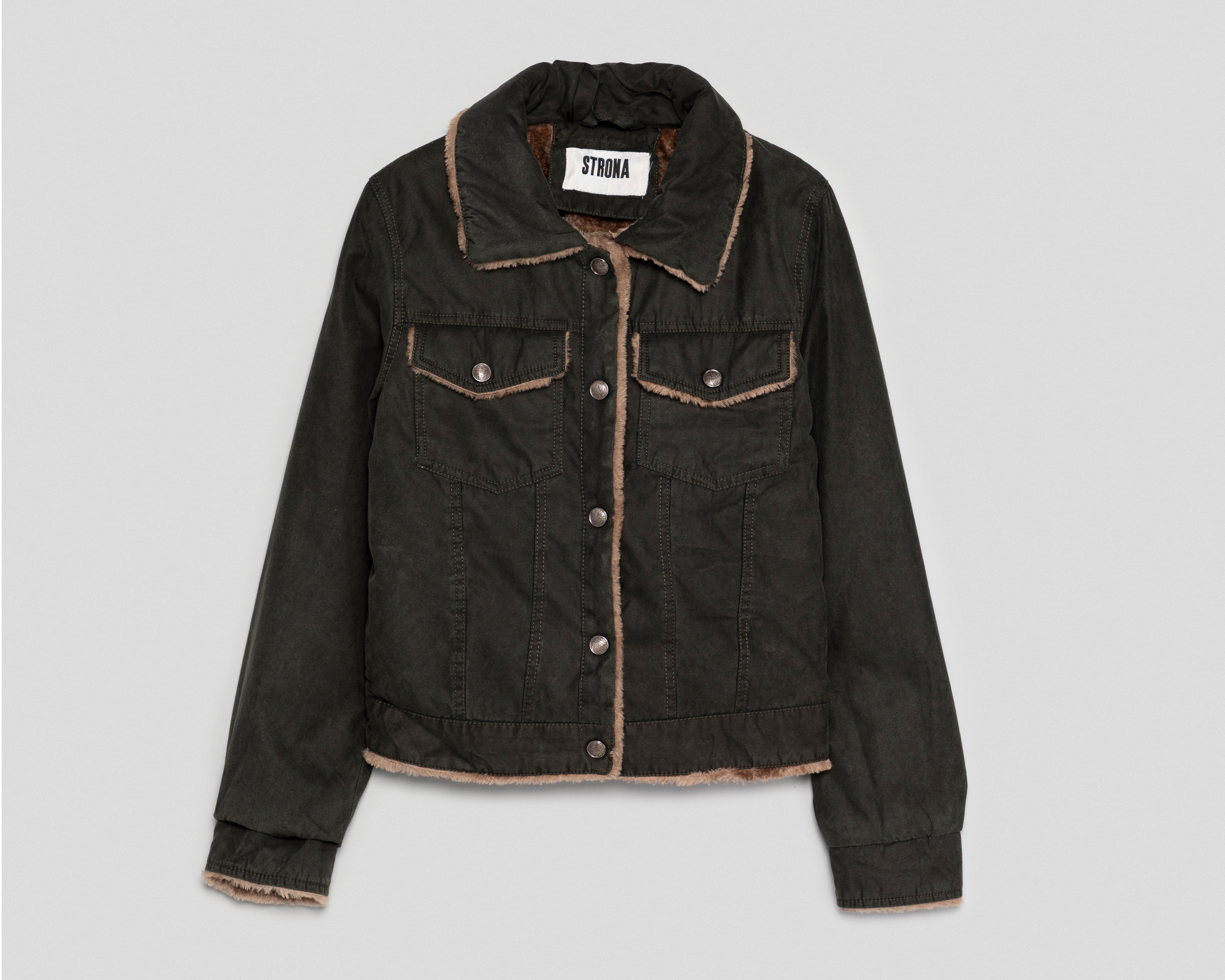 Chamarra con Botones Strona para Mujer