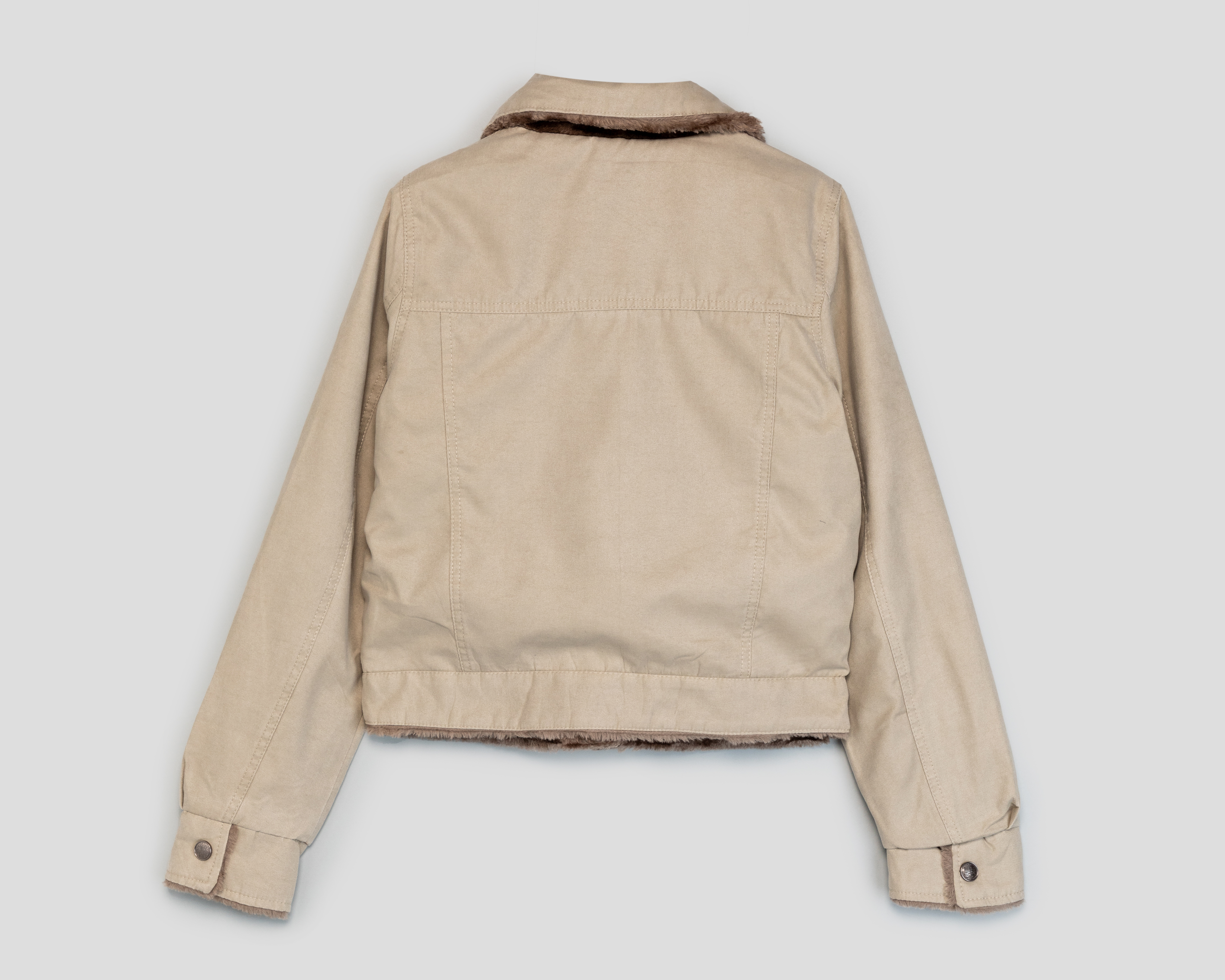 Foto 3 pulgar | Foto 2 | Chamarra Beige Strona para Mujer