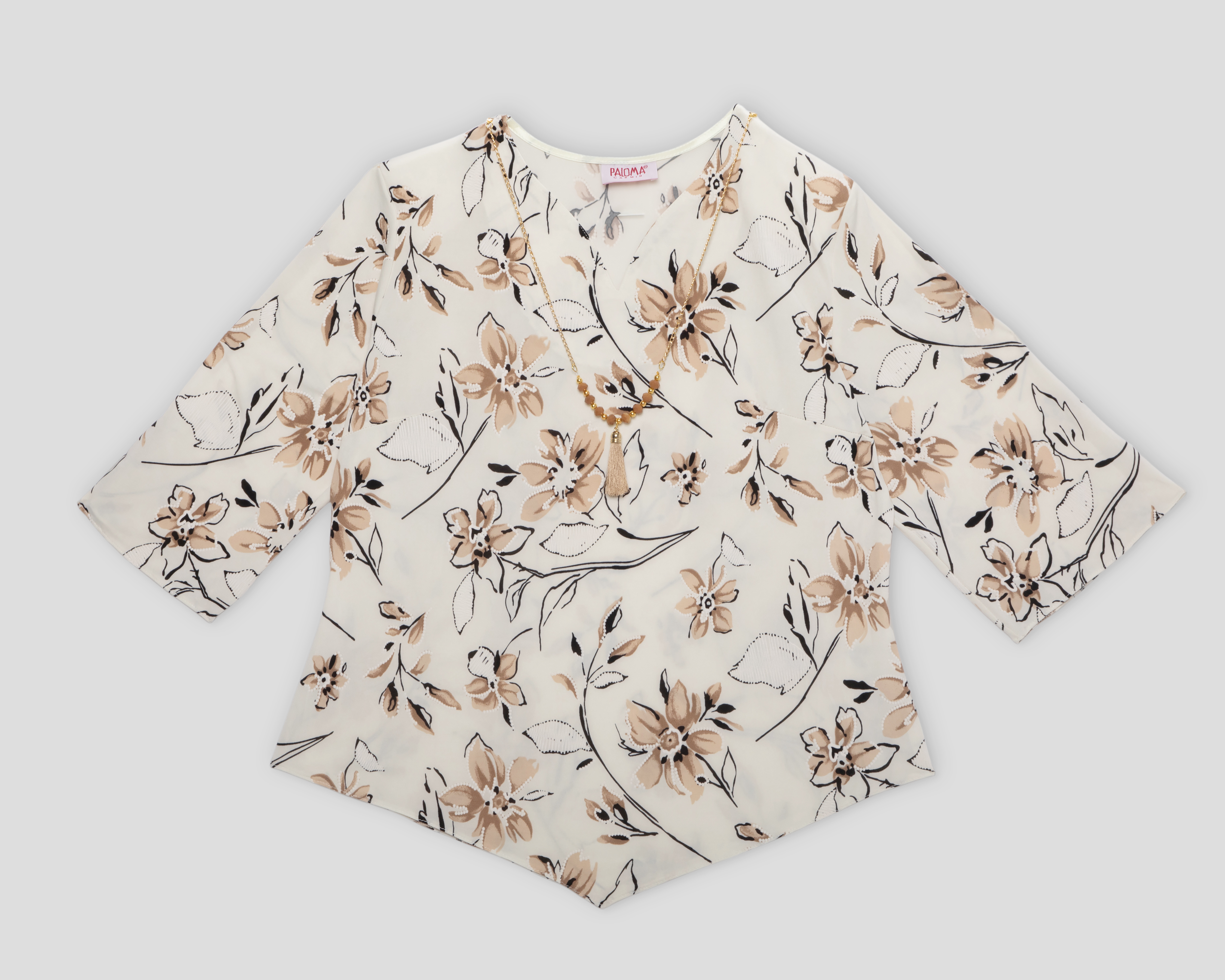 Foto 2 pulgar | Foto 1 | Blusa Floral Paloma para Mujer