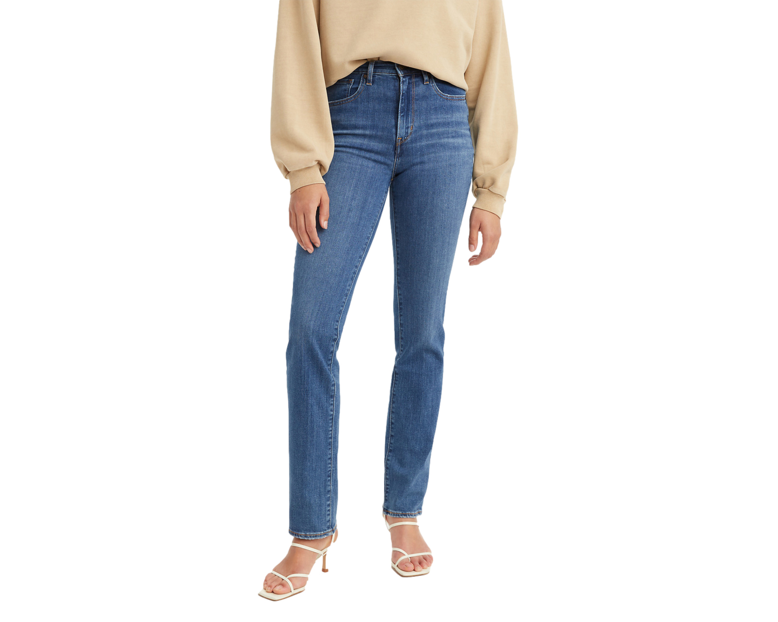 Jeans High Rise Straight Levi's 724 Chelsea Pier para Mujer