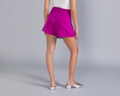 Foto 3 | Foto 3 | Short Falda Corta Thinner Rosa para Mujer