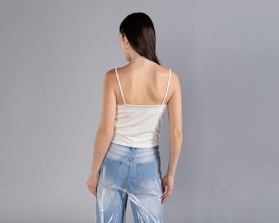 Foto 3 | Foto 3 | Playera sin Manga Drapeado en Escote Strona para Mujer