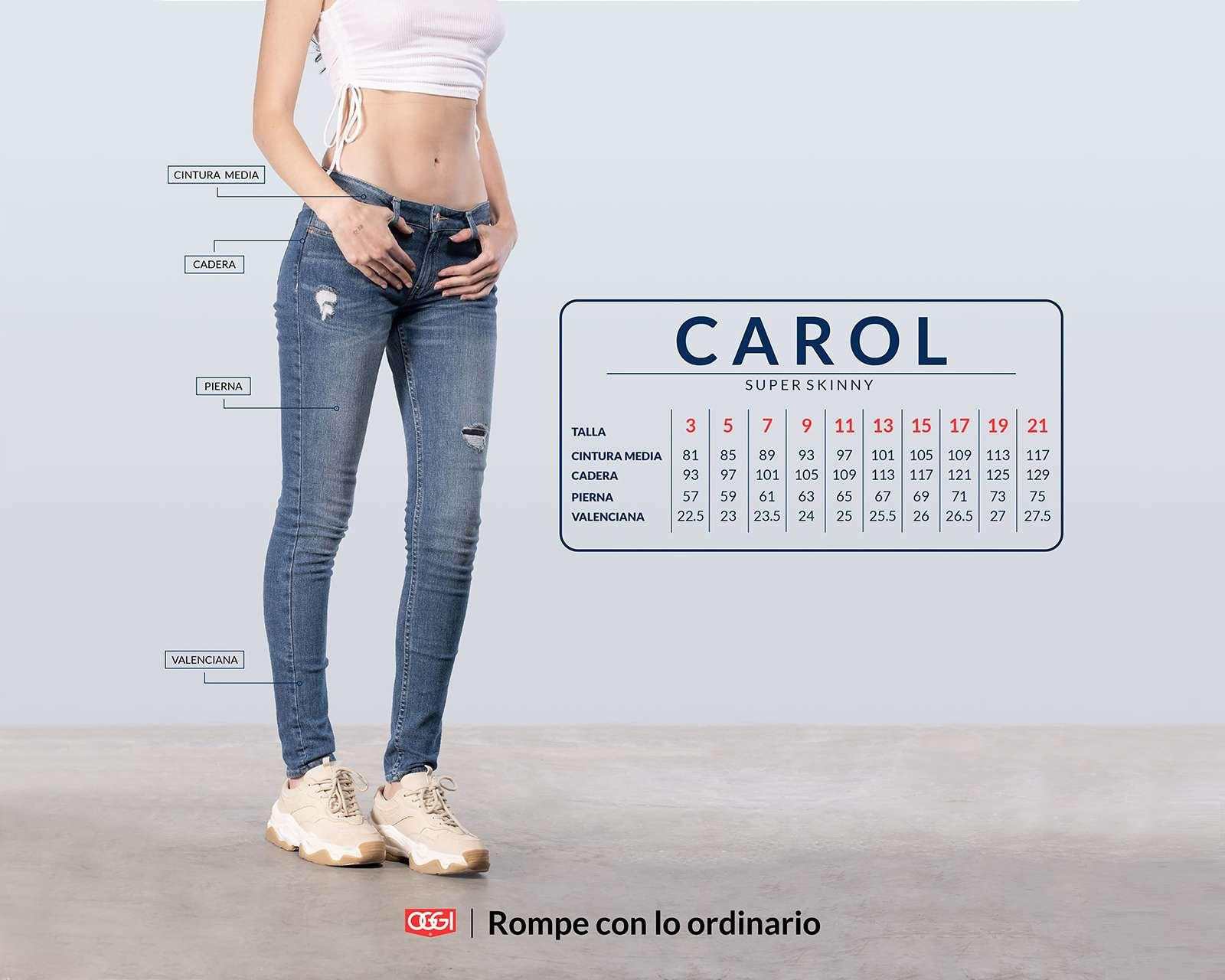 Foto 9 pulgar | Foto 8 | Jeans Super Slim Oggi Carol para Mujer