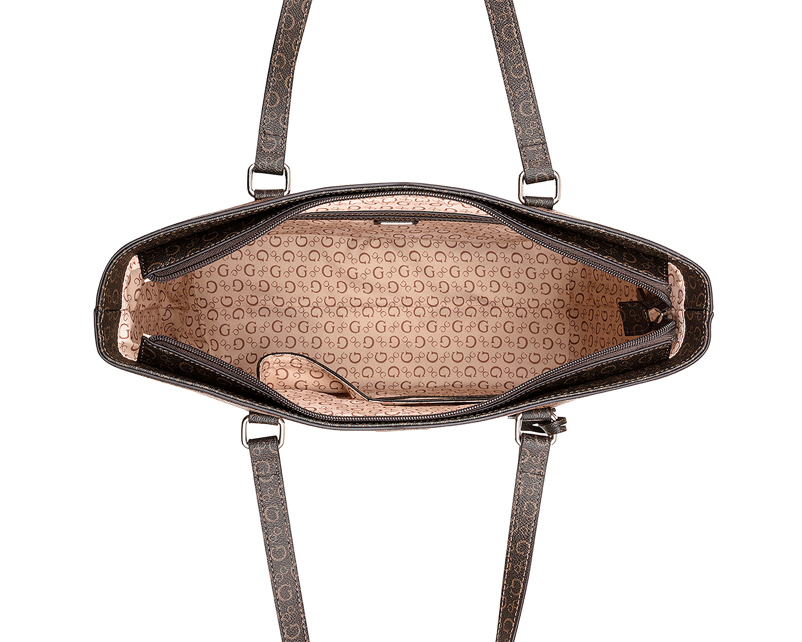 Foto 4 pulgar | Foto 3 | Bolsa de Hombro Guess Jillian con Colgante