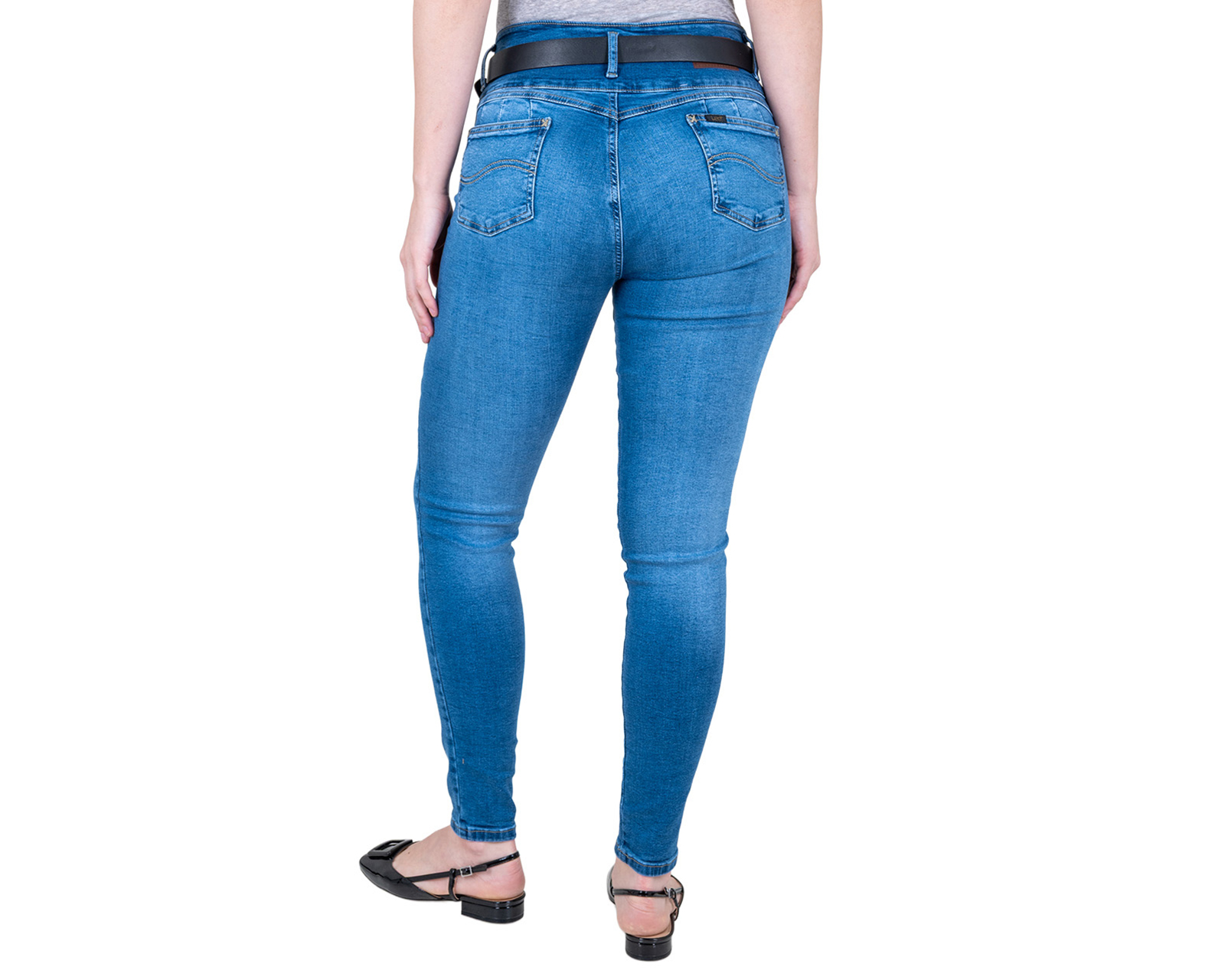 Foto 5 pulgar | Foto 4 | Jeans Skinny Lee para Mujer