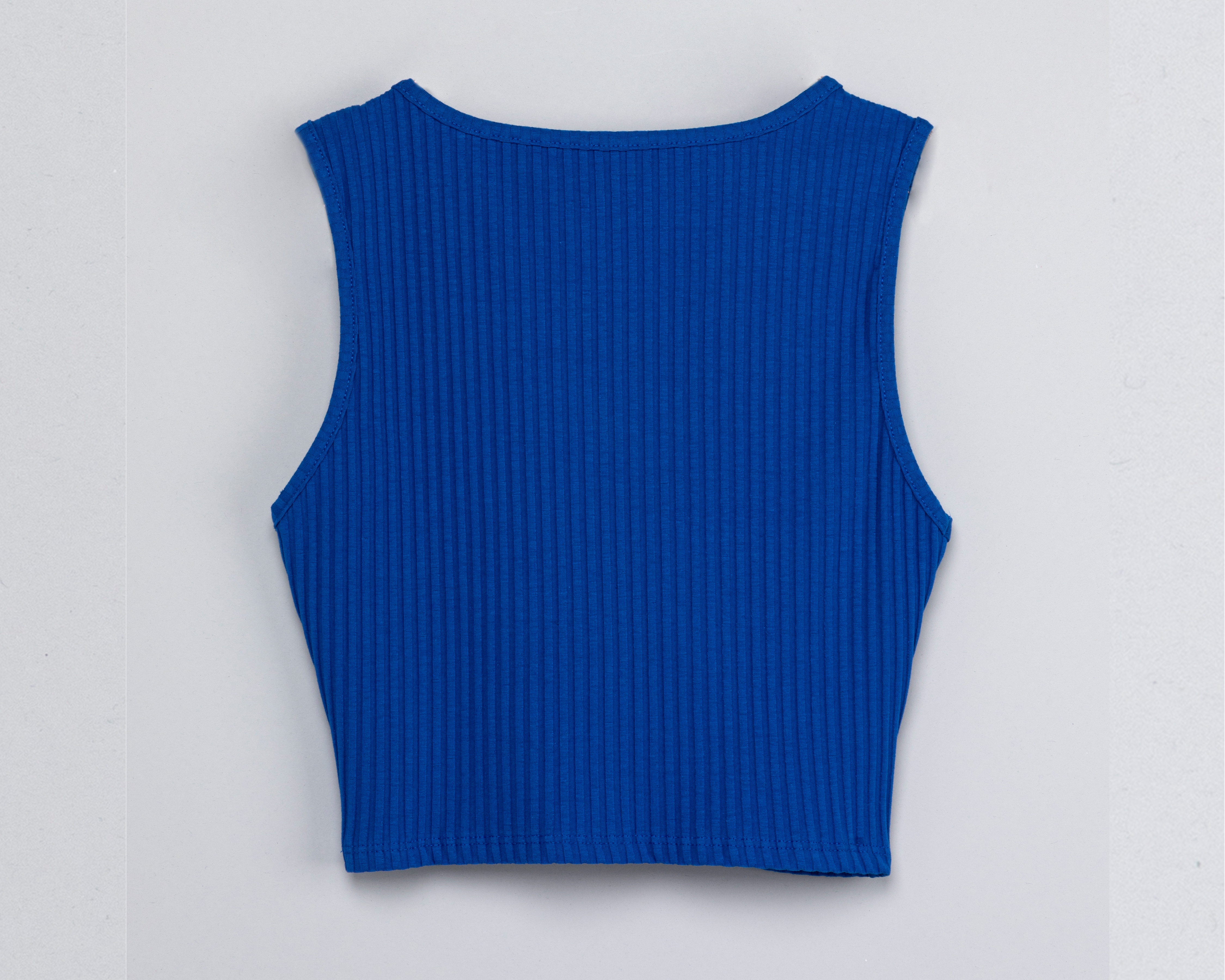 Foto 2 | Foto 2 | Playera Thinner Azul sin Mangas