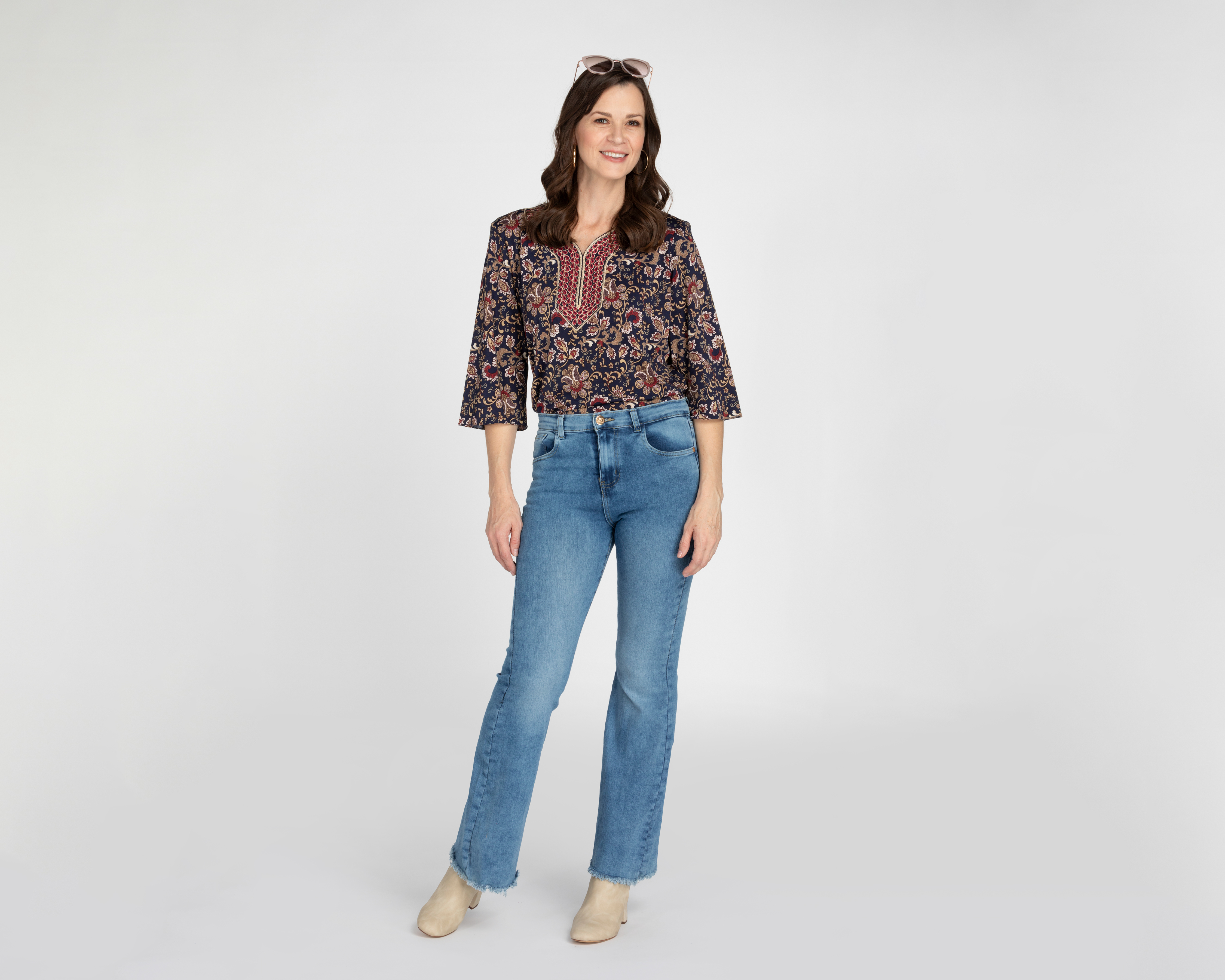 Foto 2 | Foto 2 | Blusa Paloma Manga 3/4 Estampada