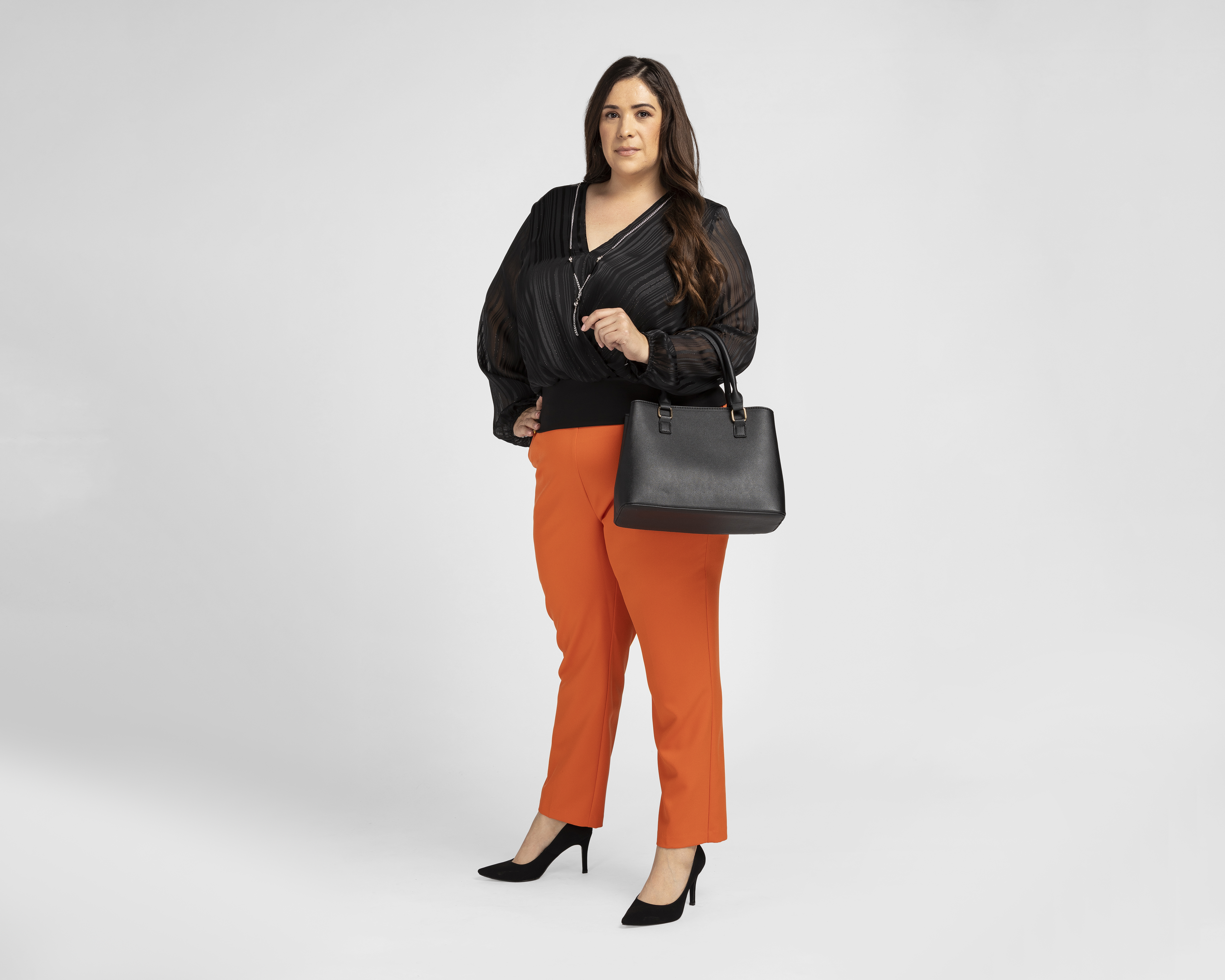 Foto 3 pulgar | Foto 2 | Blusa Sahara Manga Larga con Collar