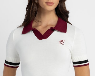 Foto 4 | Foto 4 | Playera Polo Refill Blanca para Mujer