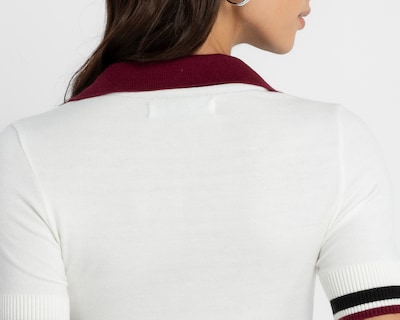 Foto 5 | Foto 5 | Playera Polo Refill Blanca para Mujer