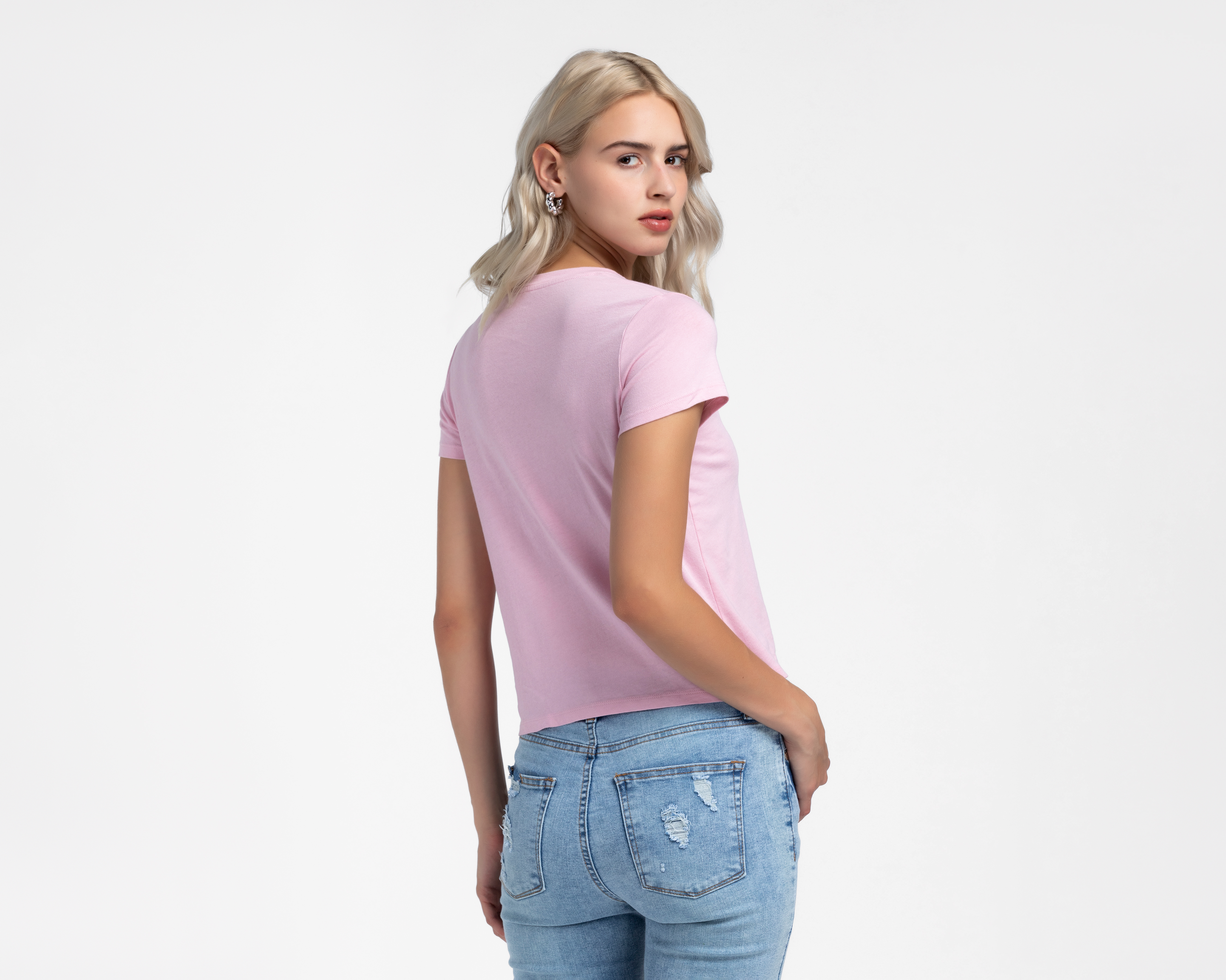 Foto 4 pulgar | Foto 3 | Playera Manga Corta American Eagle para Mujer