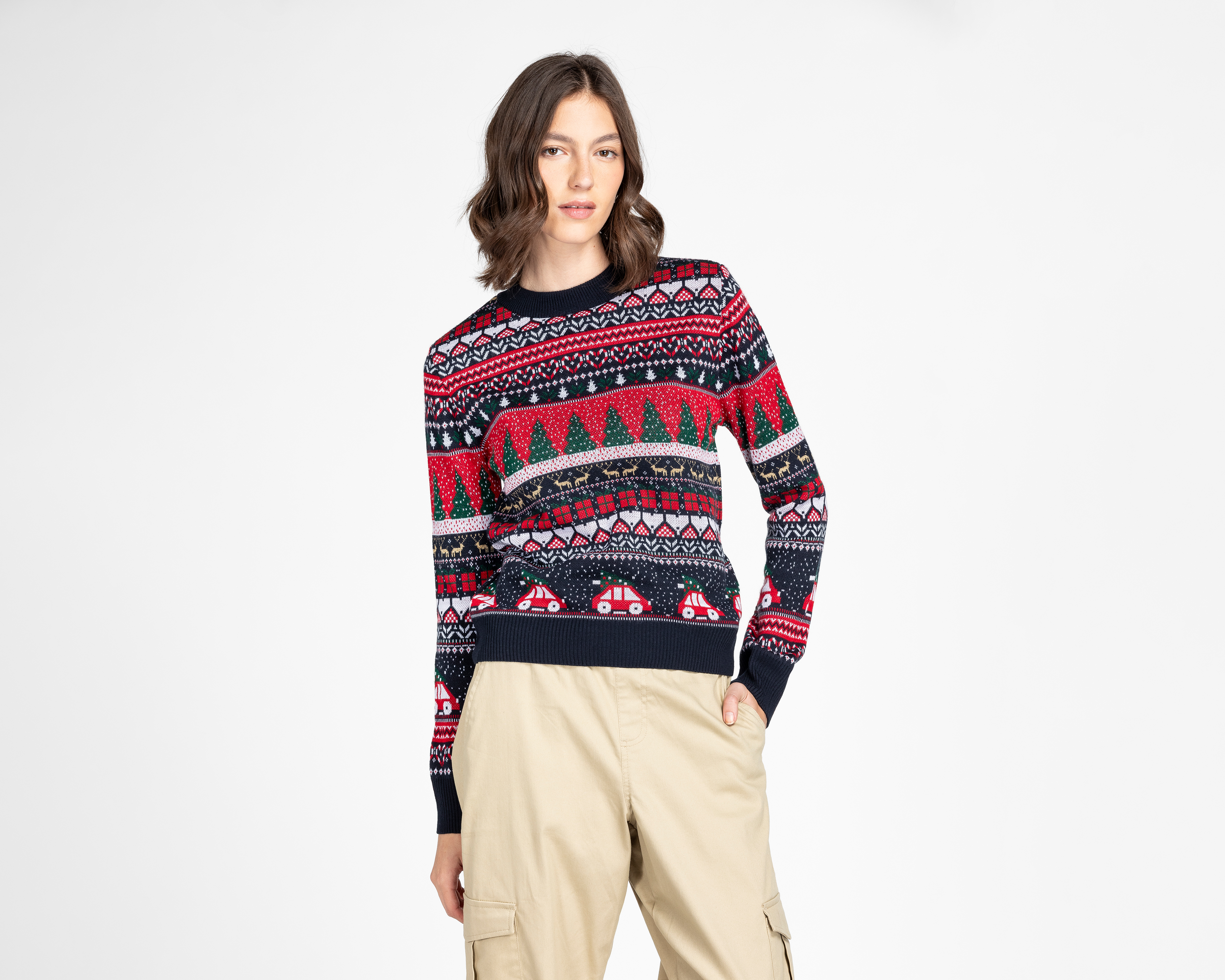 Suéter Navideño Refill para Mujer