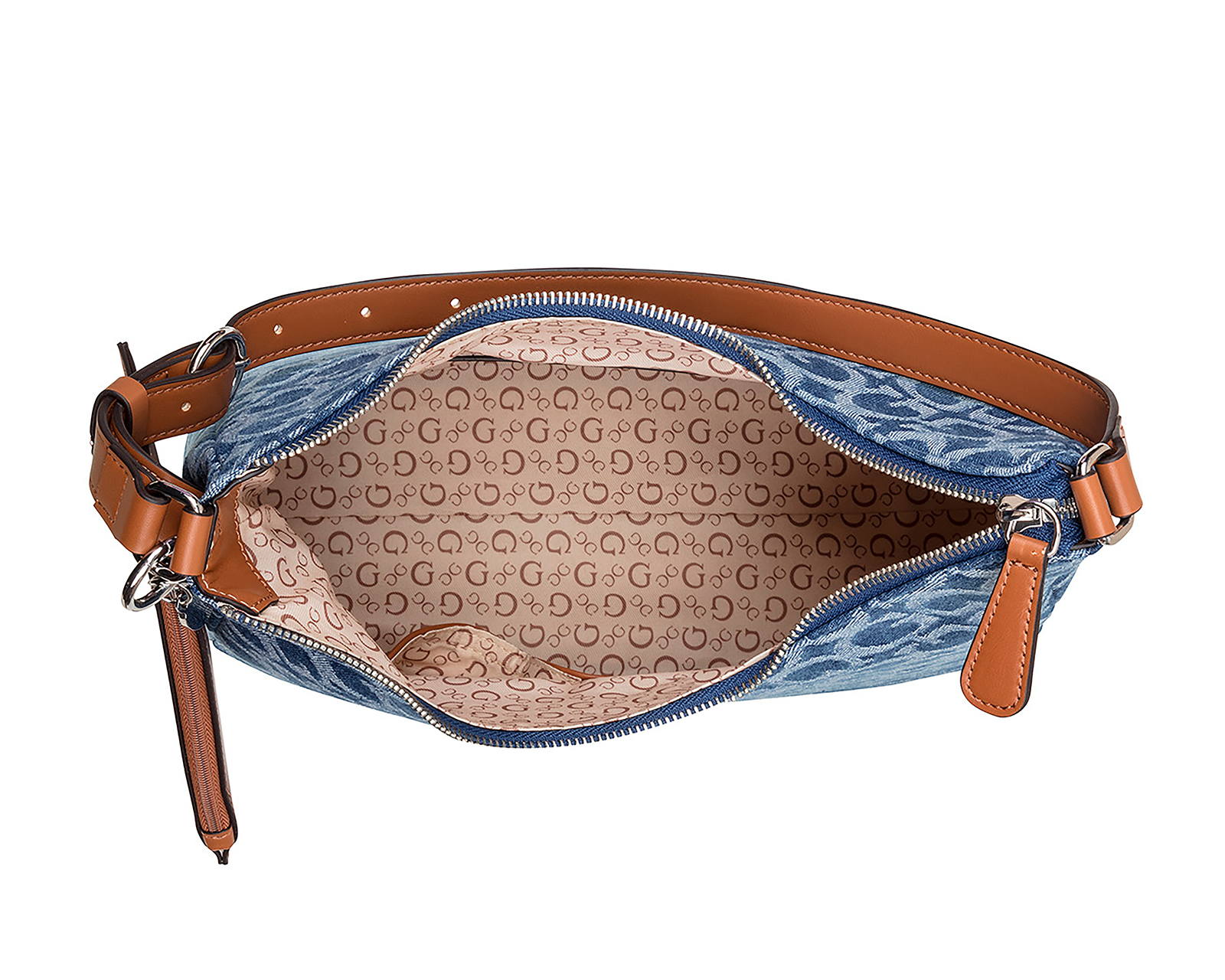 Foto 3 | Foto 3 | Bolsa de Hombro Guess Wells con Monedero