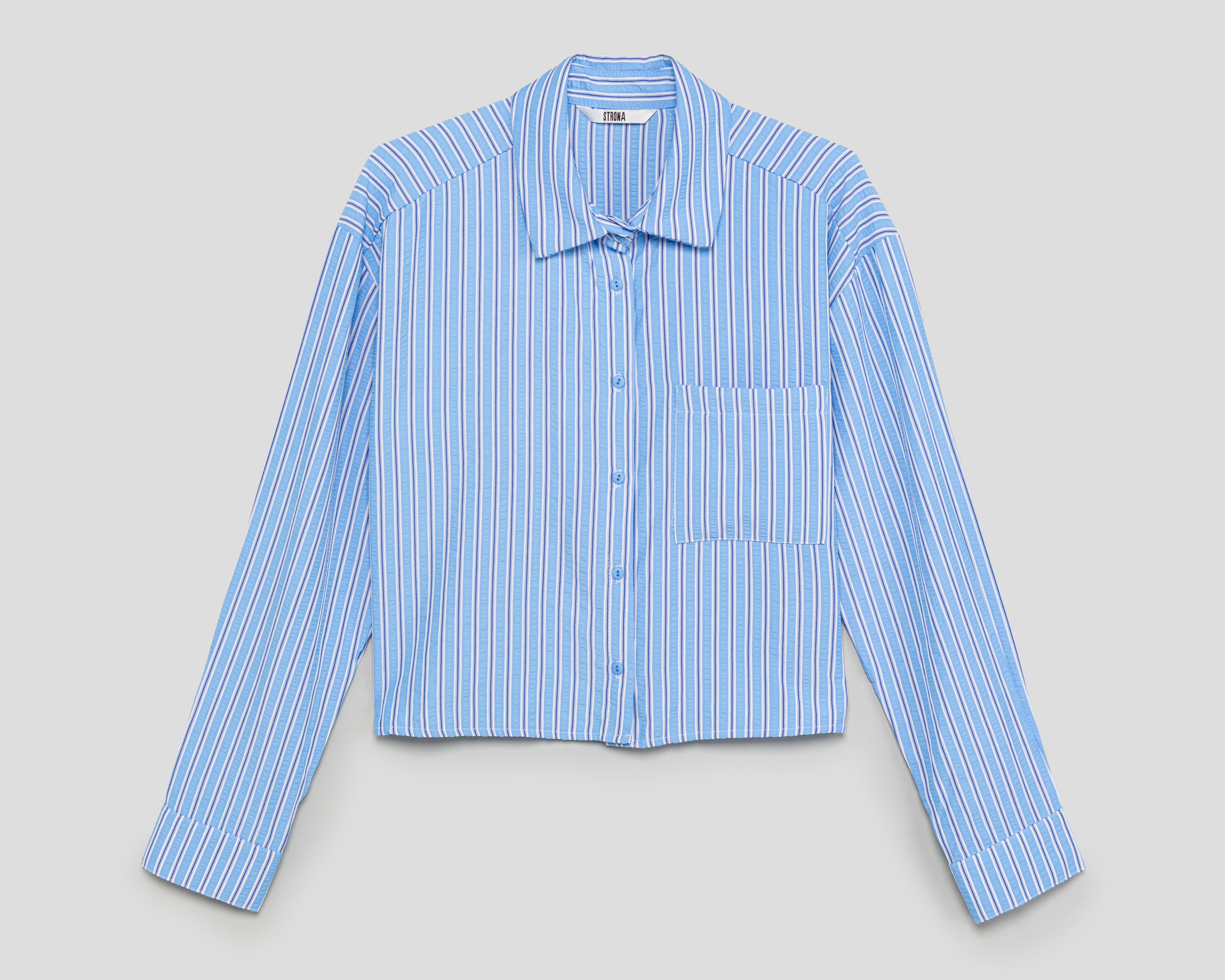 Blusa de Manga Larga Strona para Mujer